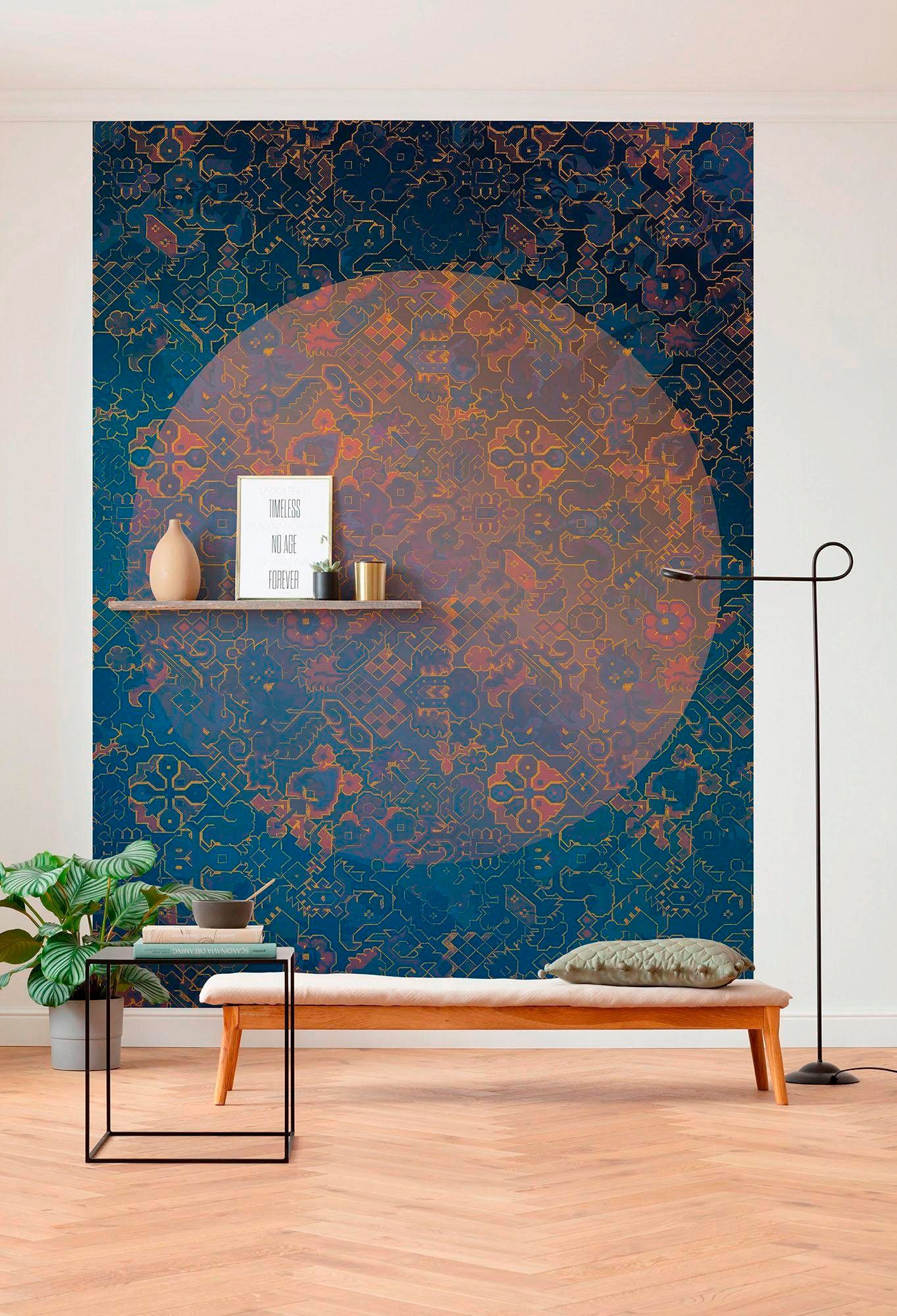 Komar Vliestapete »Digitaldruck Vlies - La Lune - Grösse 200 x 270 cm«, bedruckt, Wohnzimmer, Schlafzimmer