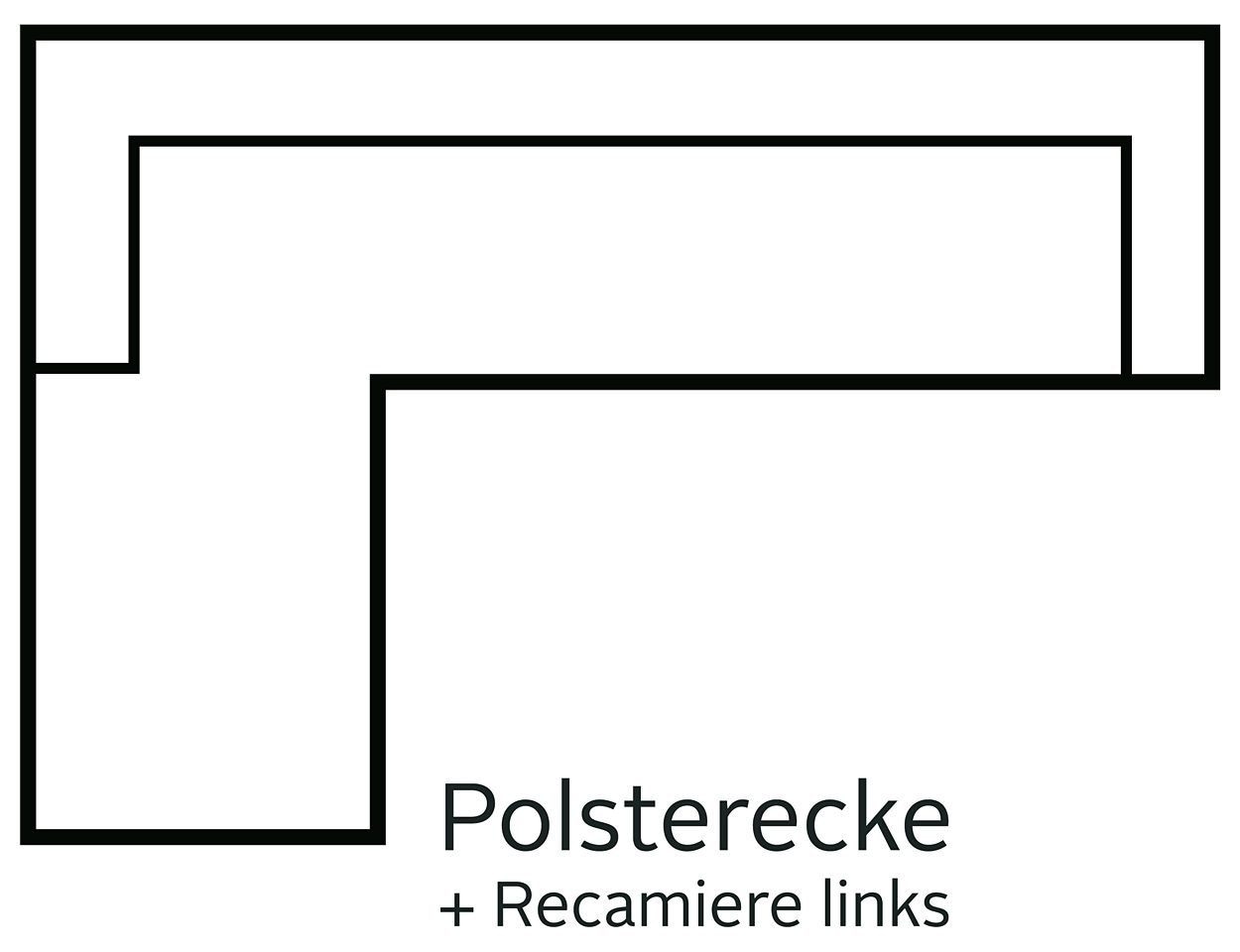 COTTA Polstergarnitur »Driver«, (Set), bestehend aus Ecksofa und Hocker, mit Kopfteilverstellung