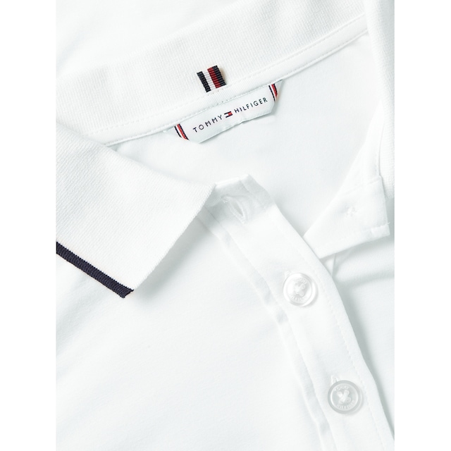 Tommy Hilfiger Poloshirt »SLIM SPLIT GLOBAL STR POLO LS«, mit moderner,  farblicher Einfassung an Kragen & Ärmel online kaufen | Jelmoli-Versand