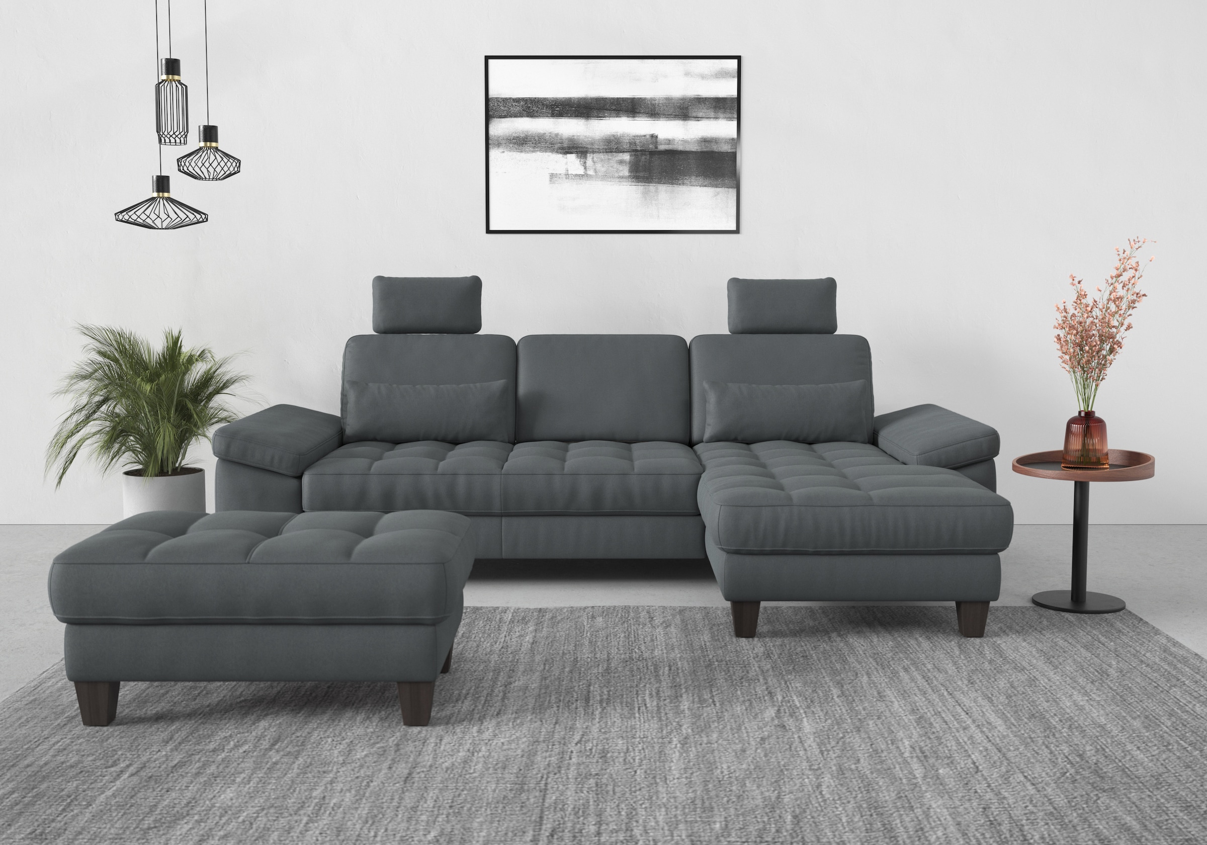 sit&more Stauraumhocker »Westham«, wahlewise mit/ohne Federkern