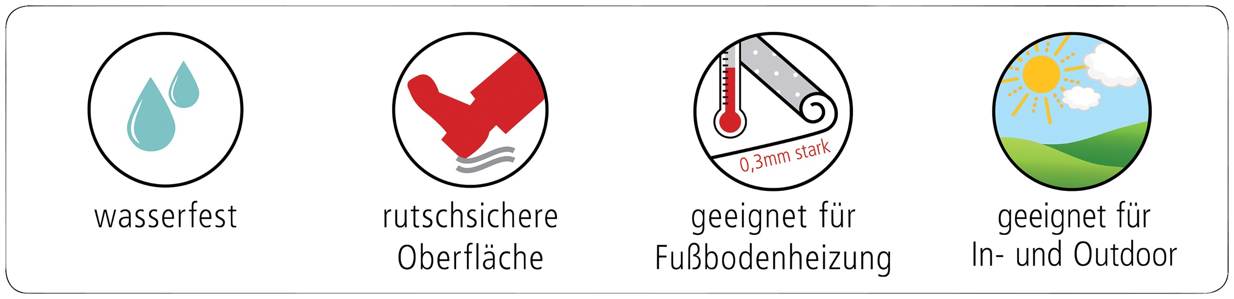 MySpotti Vinylteppich »Buddy Jill«, rechteckig, 0,5 mm Höhe, statisch haftend