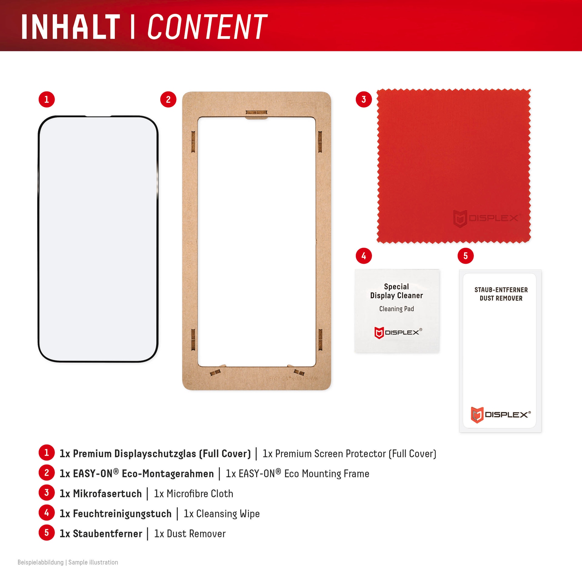 Displex Displayschutzglas »Premium Glass Screen Protector (Full Cover)«, für Samsung Galaxy S25 Edge, Displayschutzfolie, Schutzfolie, Bildschirmschutz, kratz- & stossfest