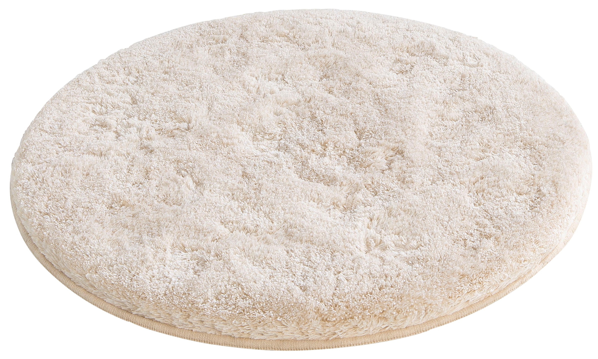 Grund Badematte »Melos, Badvorleger, Badezimmer Teppich, sehr weich«, rutschhemmend beschichtet, fussbodenheizungsgeeignet, melierte Optik, sehr weicher Flor, Melange-Effekt, Made in Europe