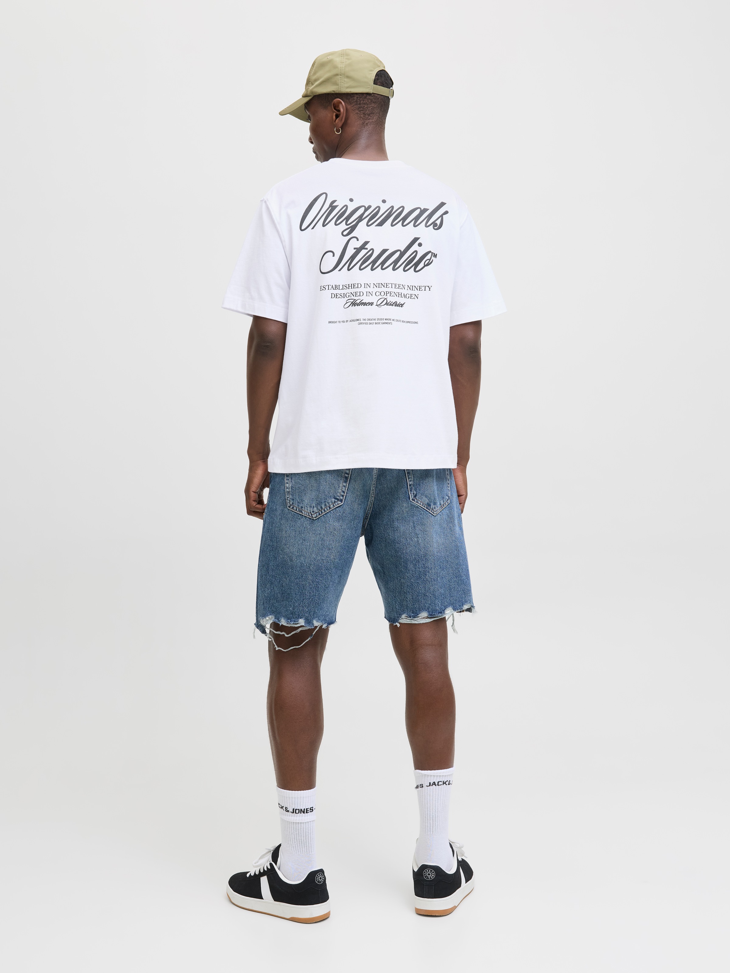 Jack & Jones Kurzarmshirt »JORNORREBRO TYPO TEE SS CREW NECK NOOS«
