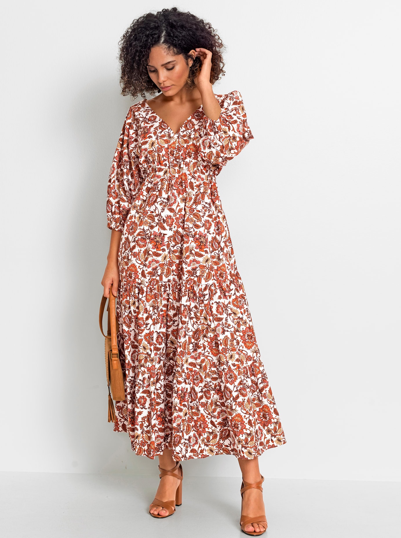 Inspirationen A-Linien-Kleid »Druck-Kleid«