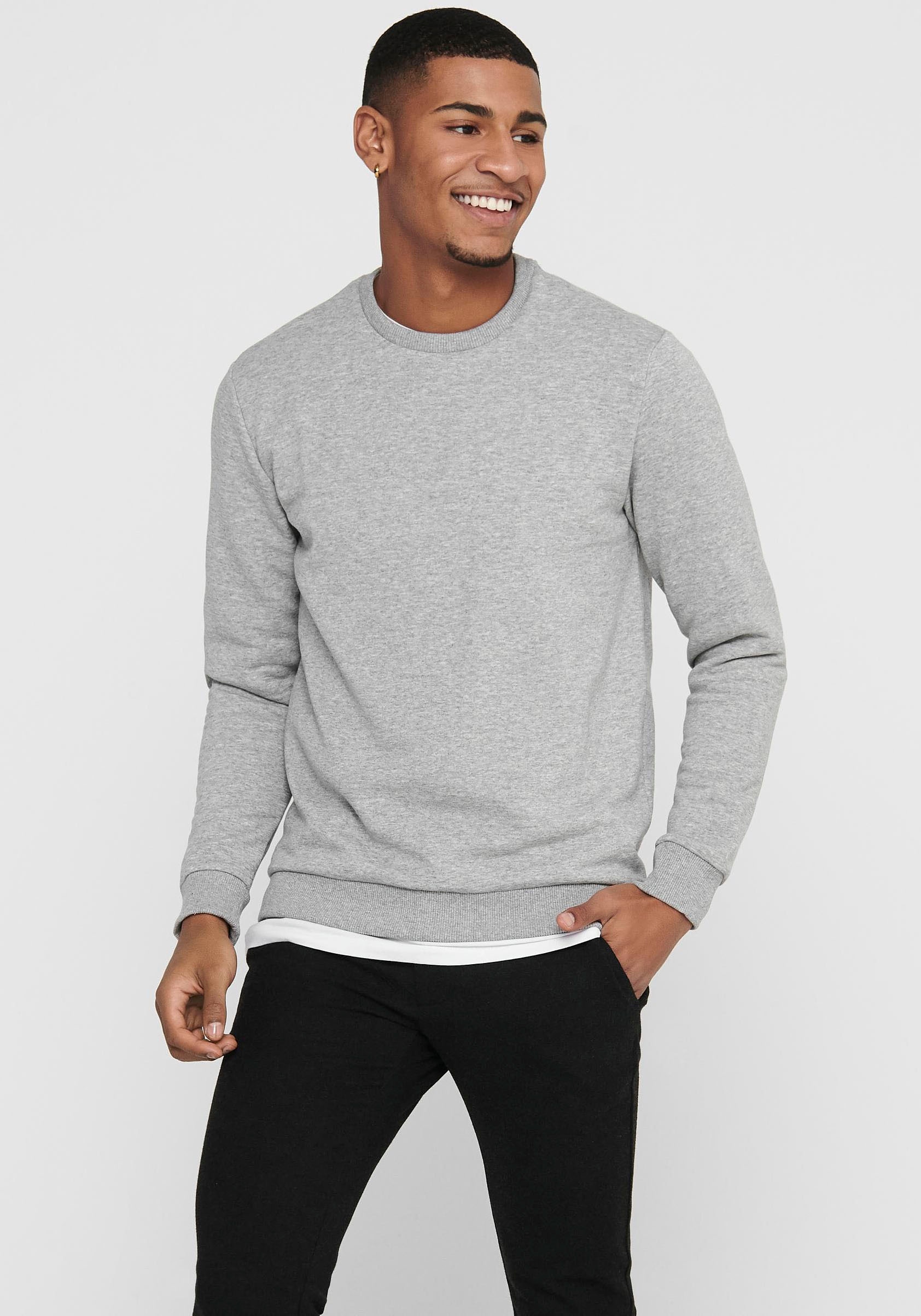 ONLY & SONS Sweatshirt »CERES LIFE CREW NECK SWEATSHIRT«