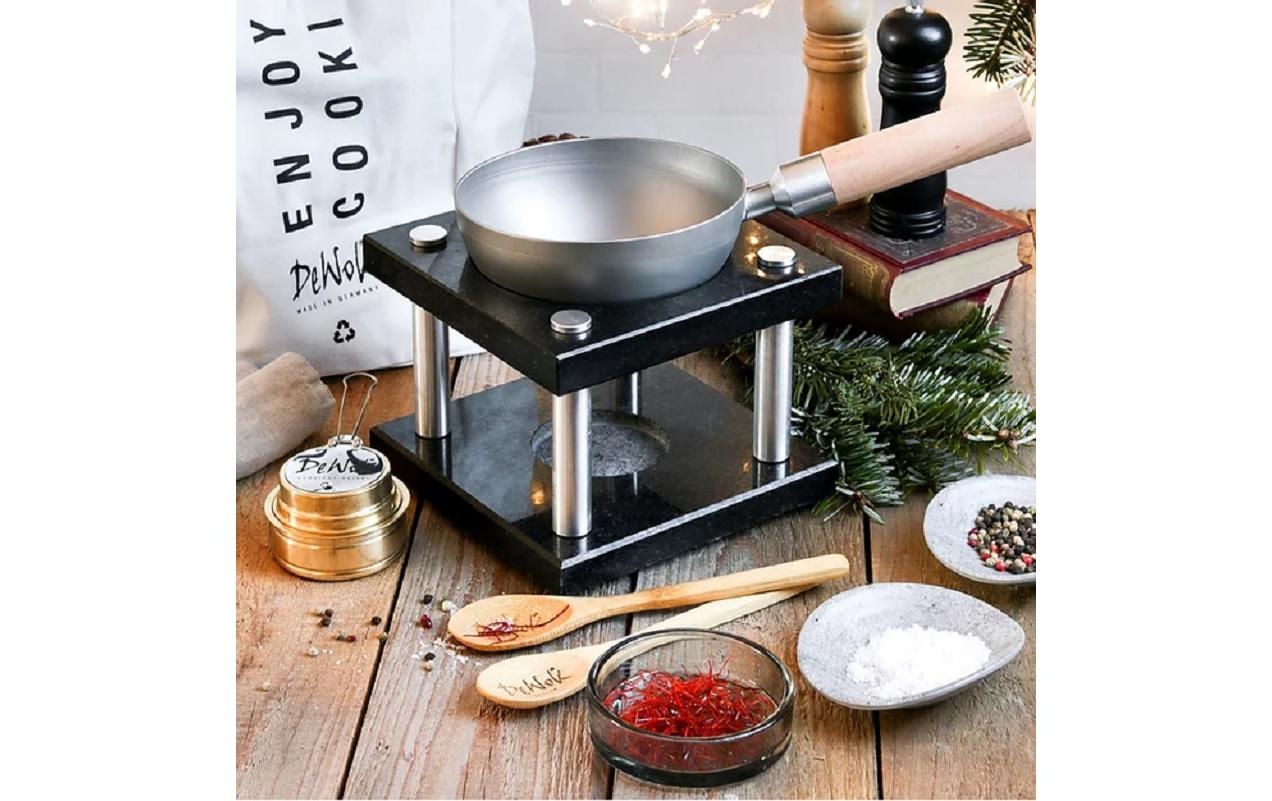 Wok »DeWok Wok Single-Set Black Edition«, Aluminiumguss