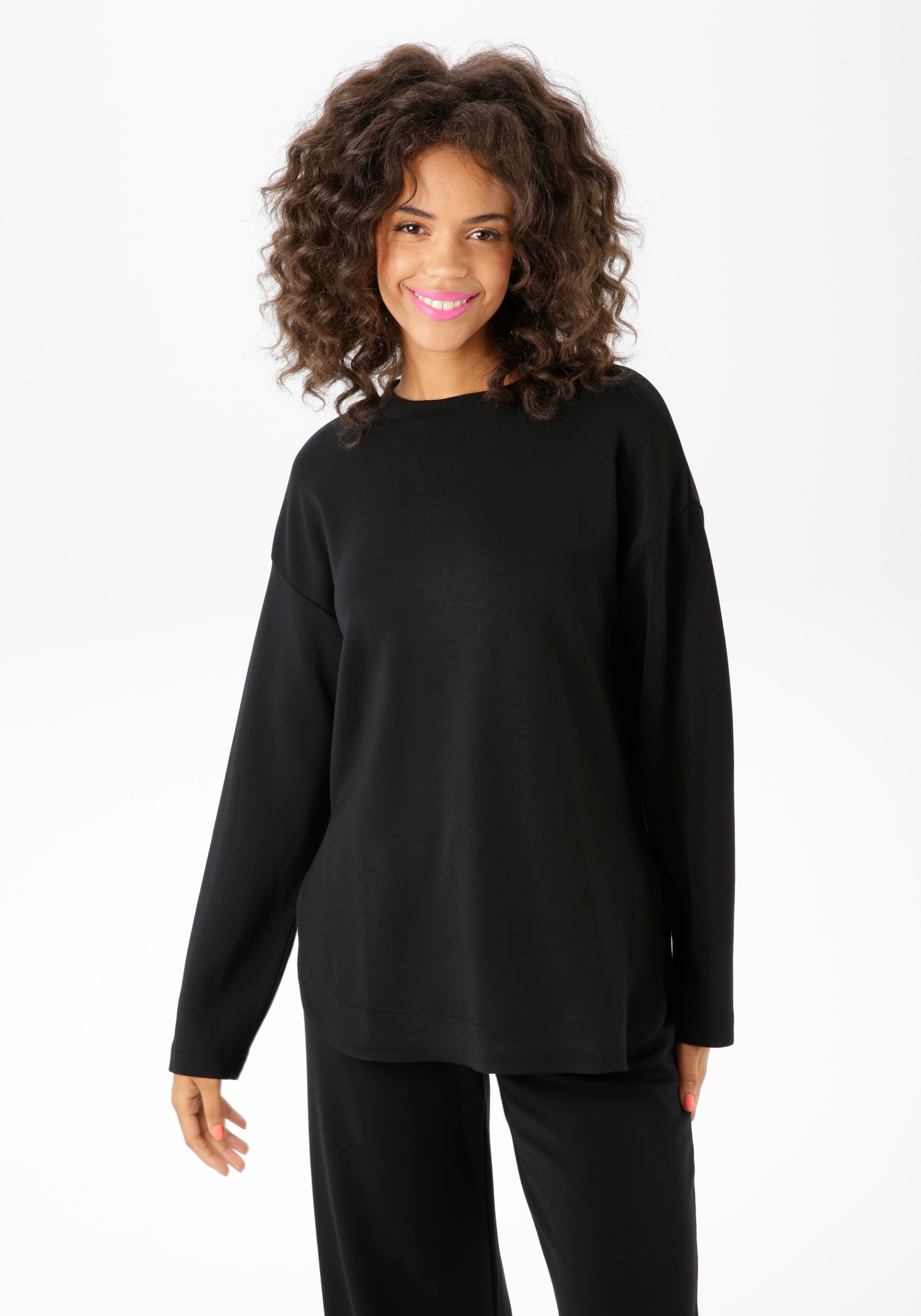 Aniston CASUAL Sweatshirt, in trendiger Farbpalette