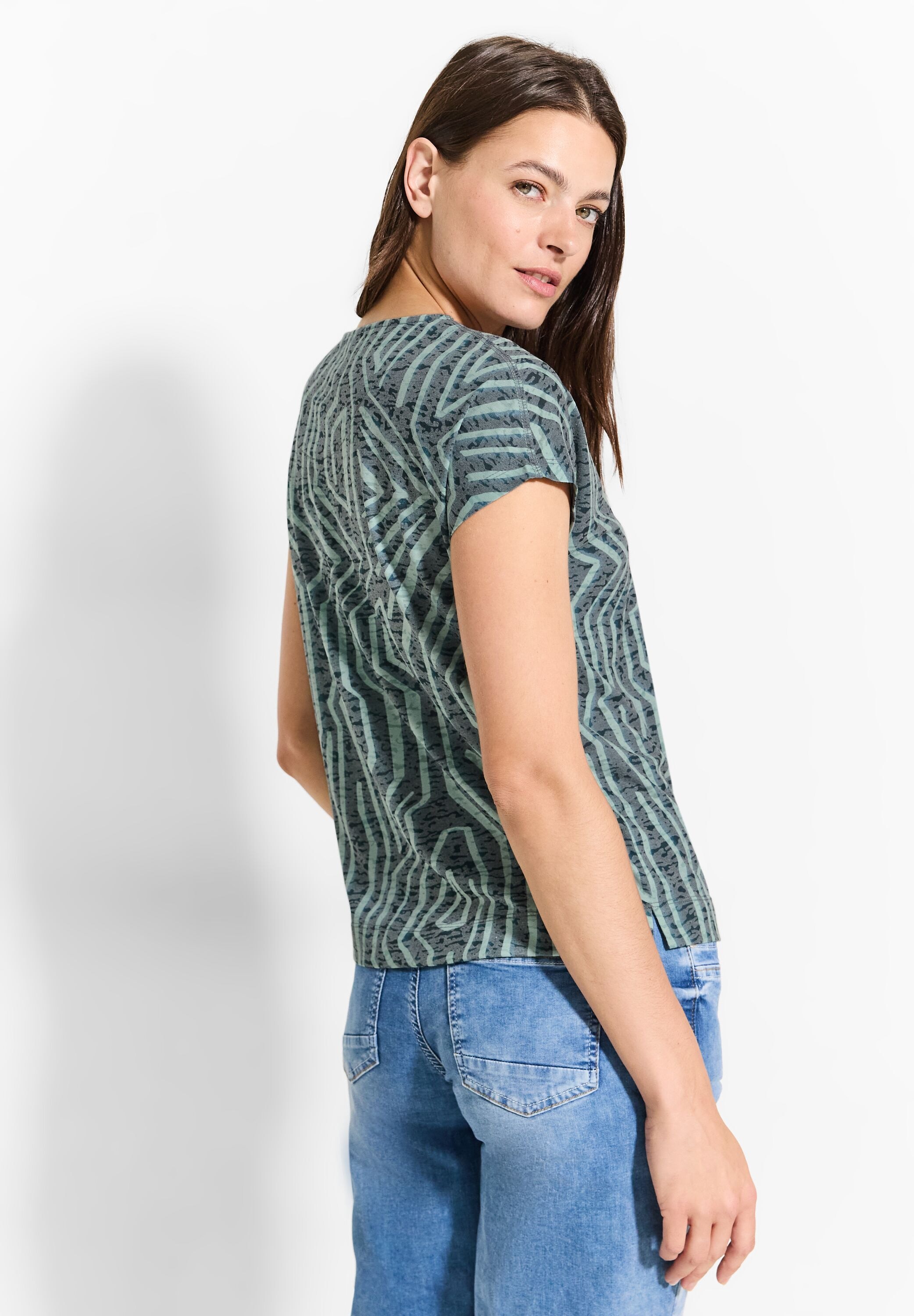 Cecil Print-Shirt, mit All-Over Print