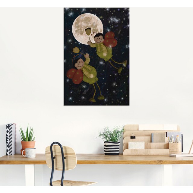 Artland Wandbild »Flug zum Mond«, Märchenbilder, (1 St.), als Alubild,  Leinwandbild, Wandaufkleber oder Poster in versch. Grössen online kaufen |  Jelmoli-Versand