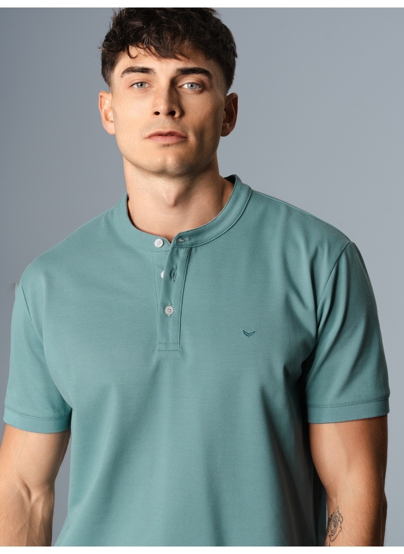 Trigema T-Shirt »TRIGEMA Henley Shirt mit Knopfleiste« 1 Stk.