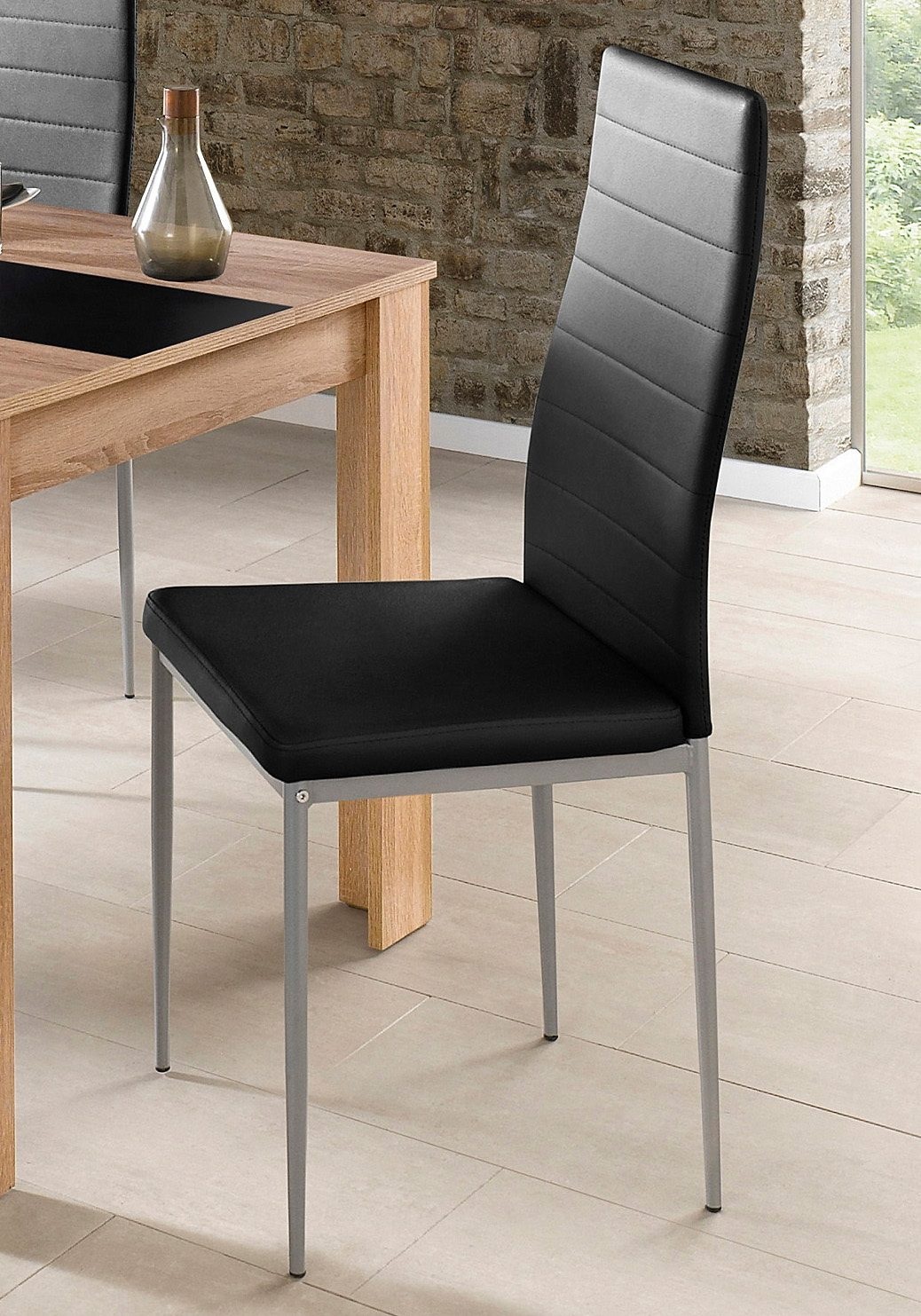 Homexperts Esszimmerstuhl »Pegasus«, (Set), 4 St., Kunstleder, Bezug in Kunstleder