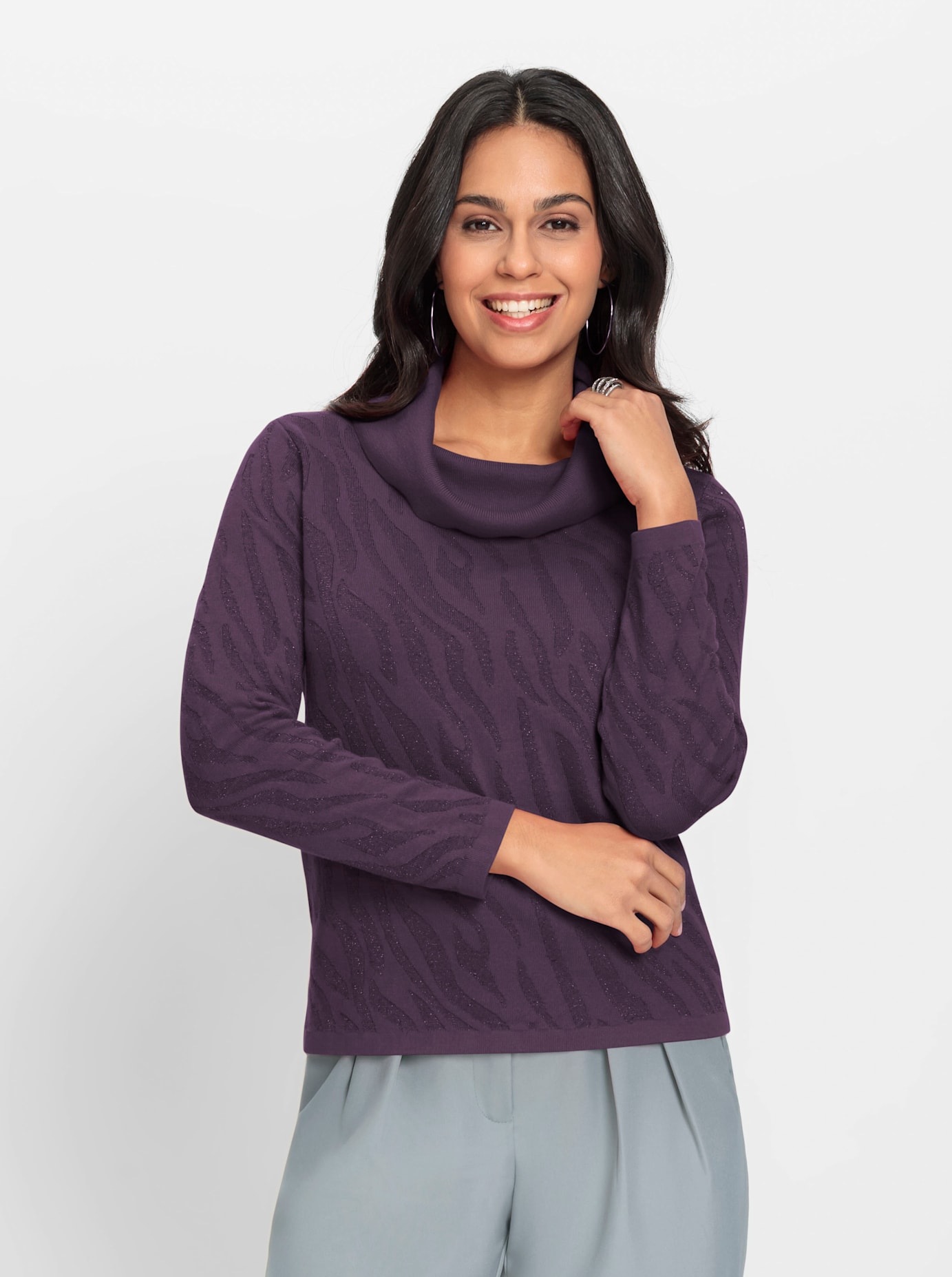 Lady Jacquardpullover »Pullover«