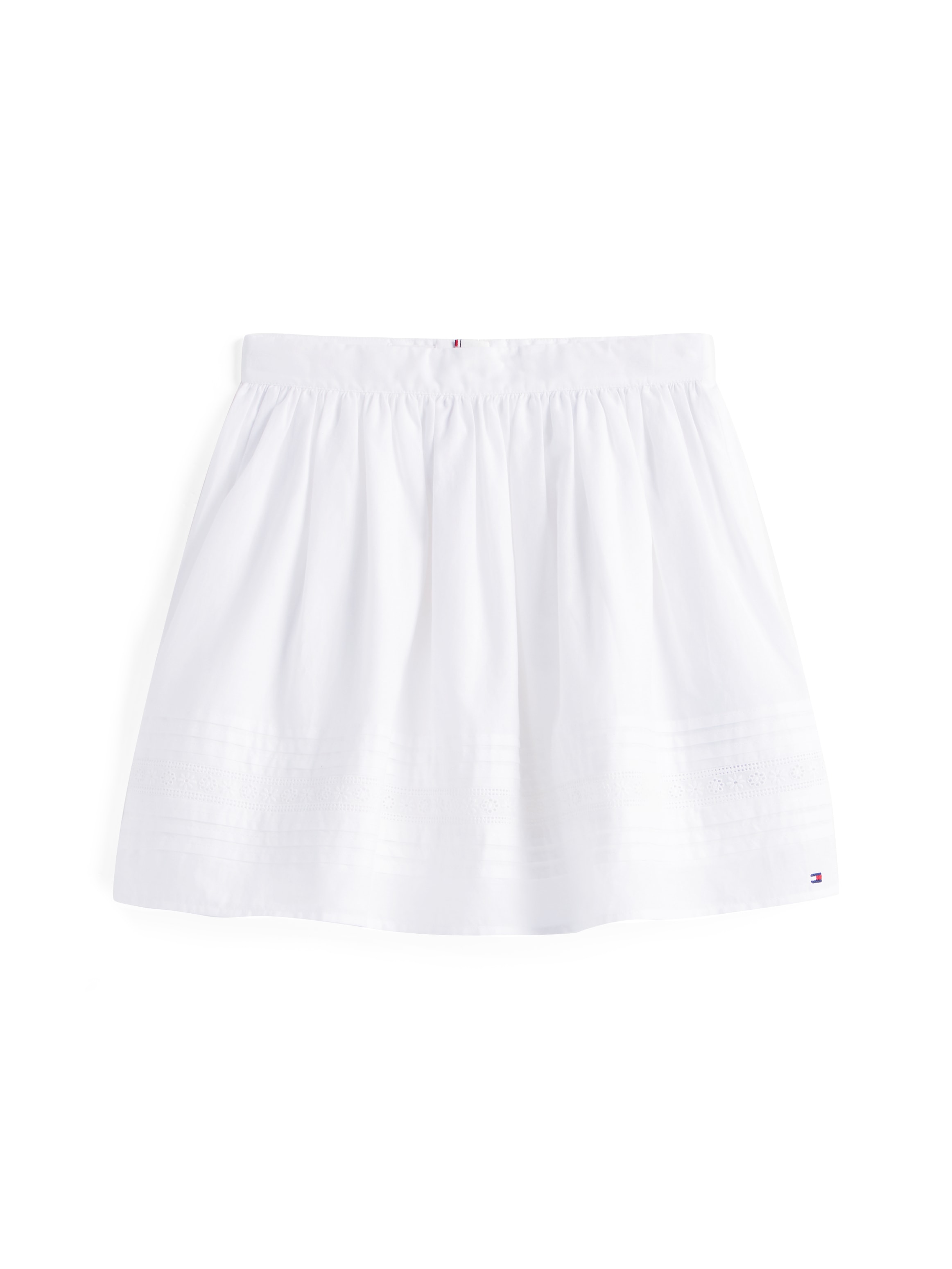 Tommy Hilfiger Webrock »EMBROIDERED TAPE SKIRT«, für Kinder bis 16 Jahre, mit Stickerei