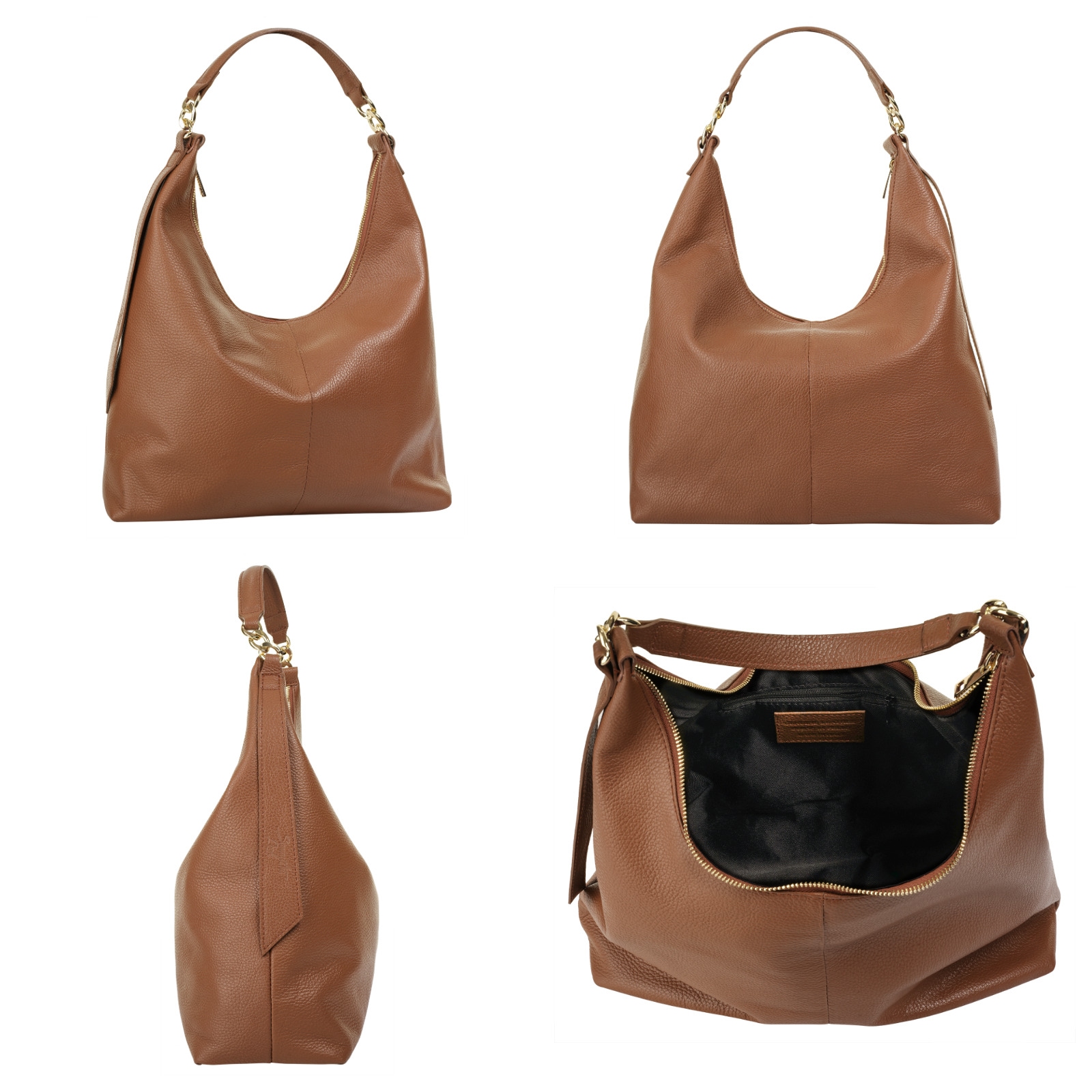 Samantha Look Shopper, Made in Italy, Grosse Handtasche mit Smartphonefach