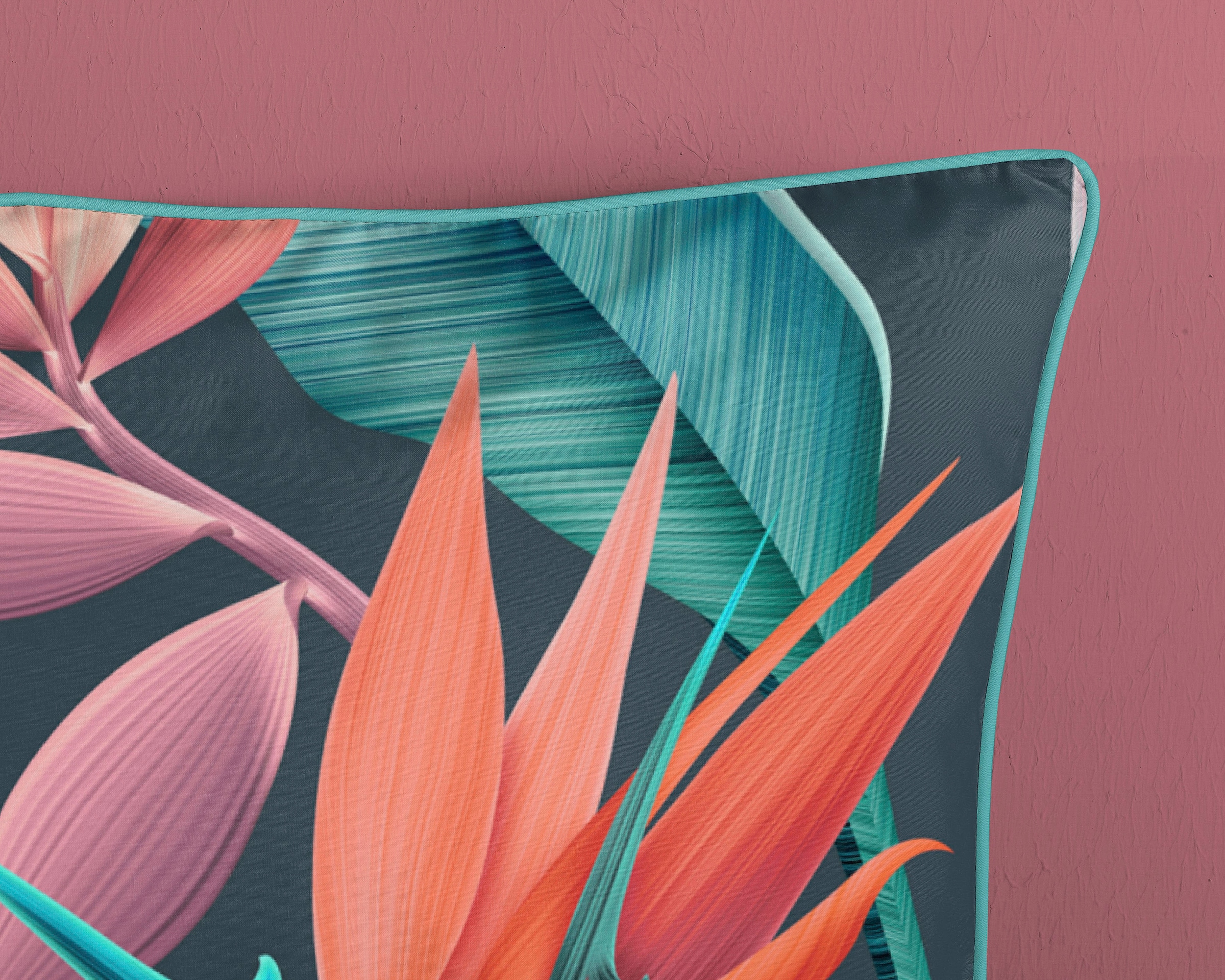 Descanso Bettwäsche »Chloe«, Baumwolle, Satin, 135x200, Biese, Reissverschluss, Wendeoptik, Blumen
