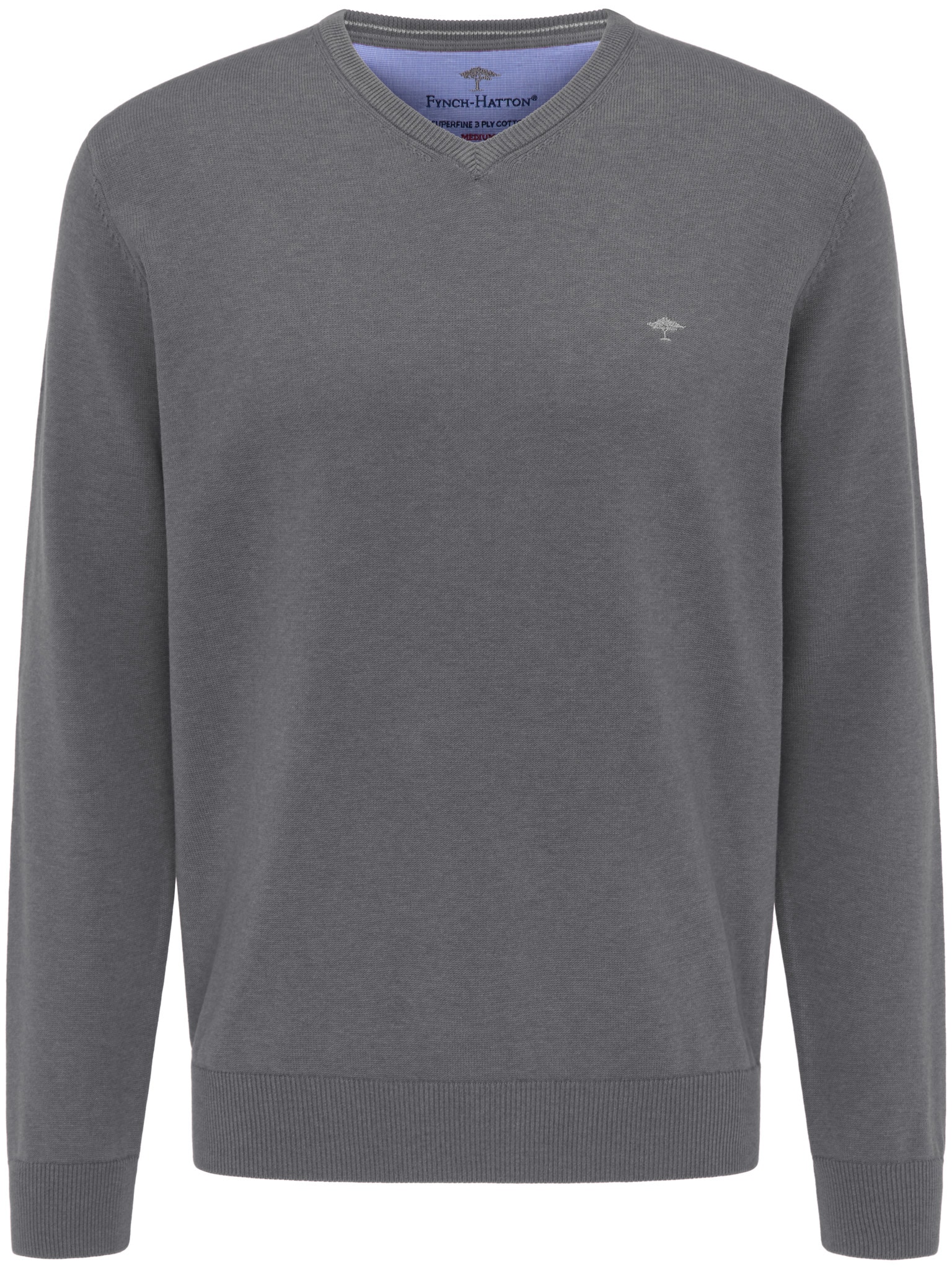 FYNCH-HATTON Strickpullover »FYNCH-HATTON Pullover mit V-Kragen« mit V-Ausschnitt