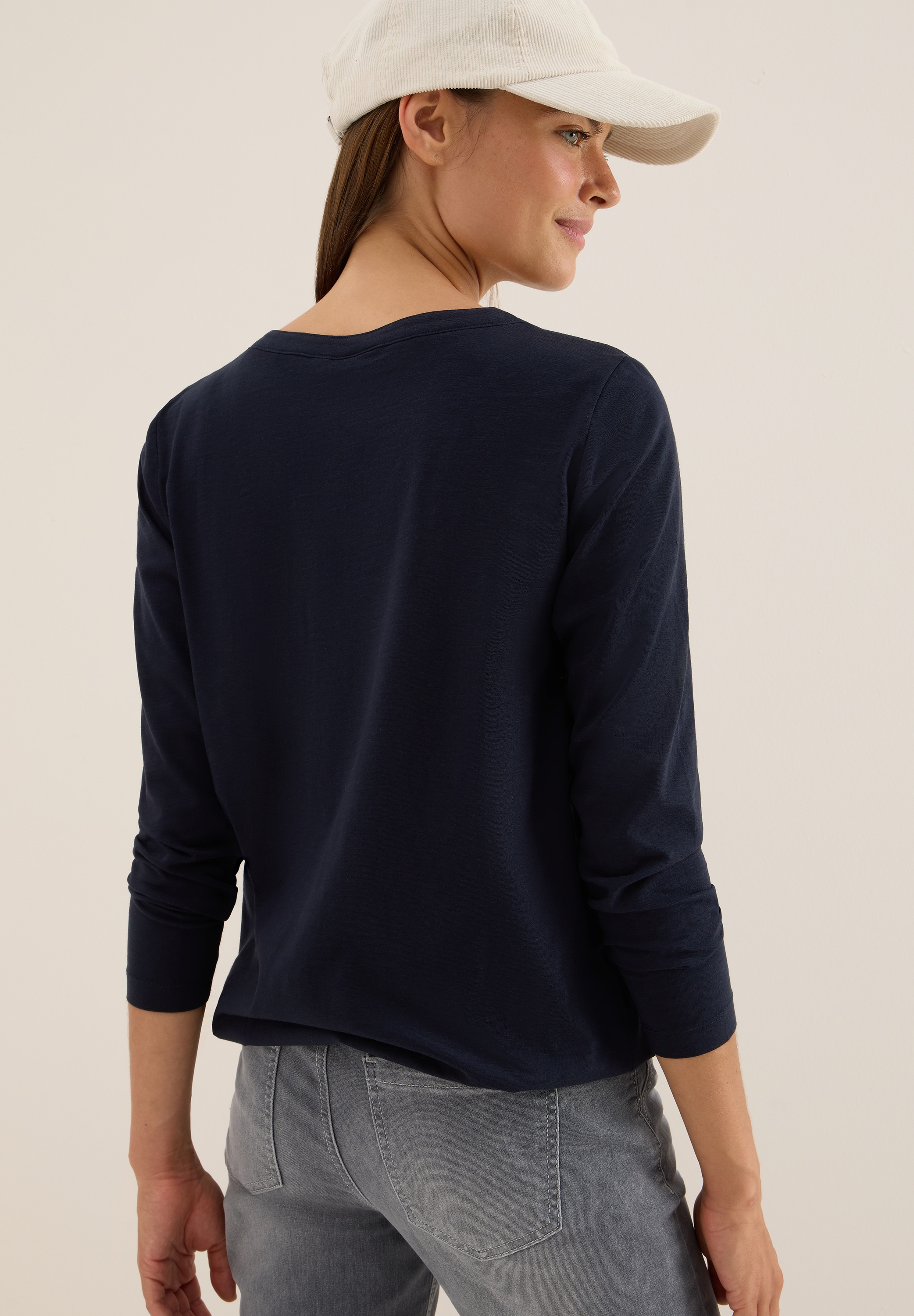 Cecil Langarmshirt, im Tunika-Look