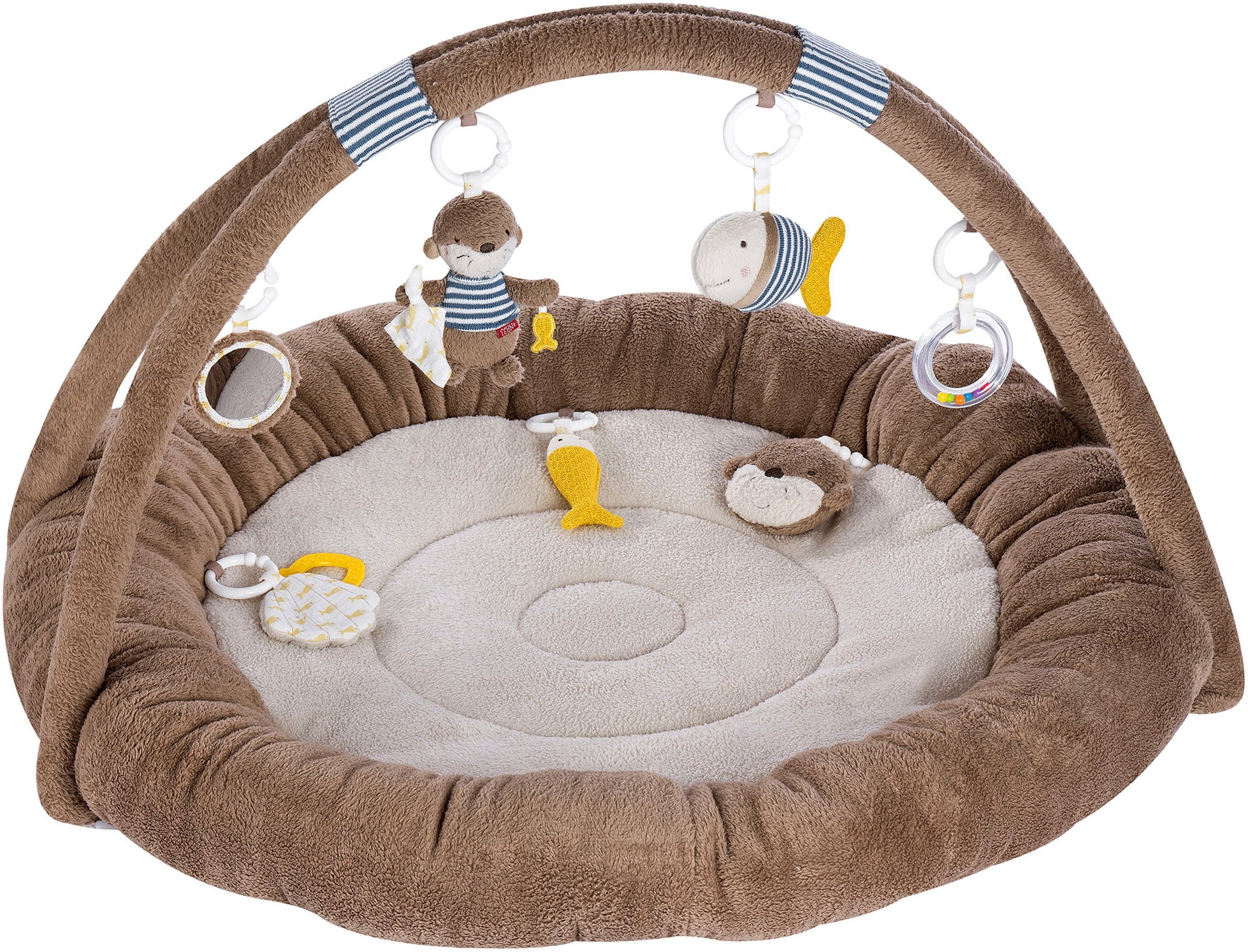 Fehn Baby Gym "Otter Theo, 3-D-Activity-Nest Otter"