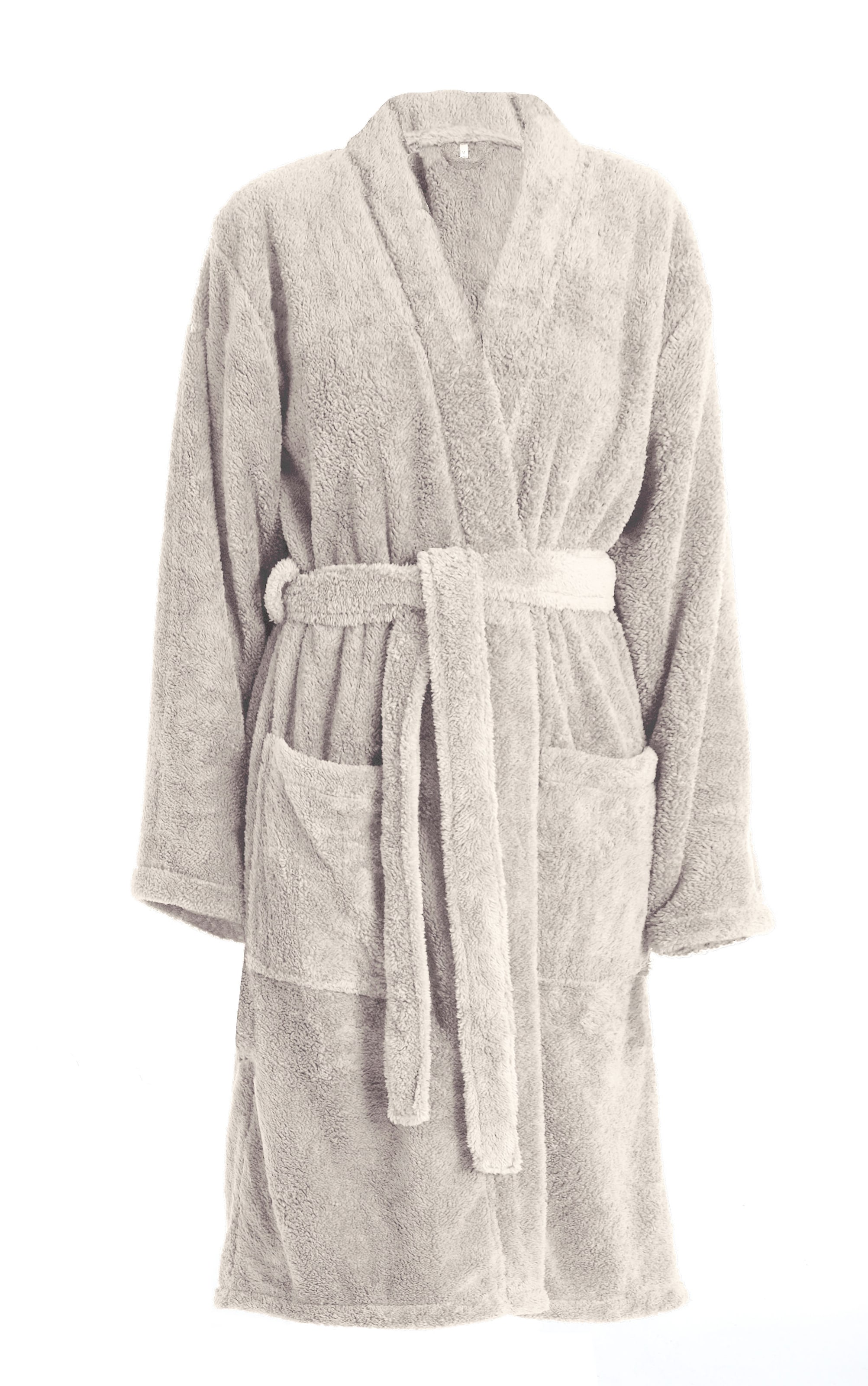 my home Unisex-Bademantel »Lillou Kimono, ideal für Sauna & Spa, Hotelbademantel, Morgenmantel«, (1 St.), kuschelig weicher Fleece, plüsch, für Damen und Herren, XS-3XL