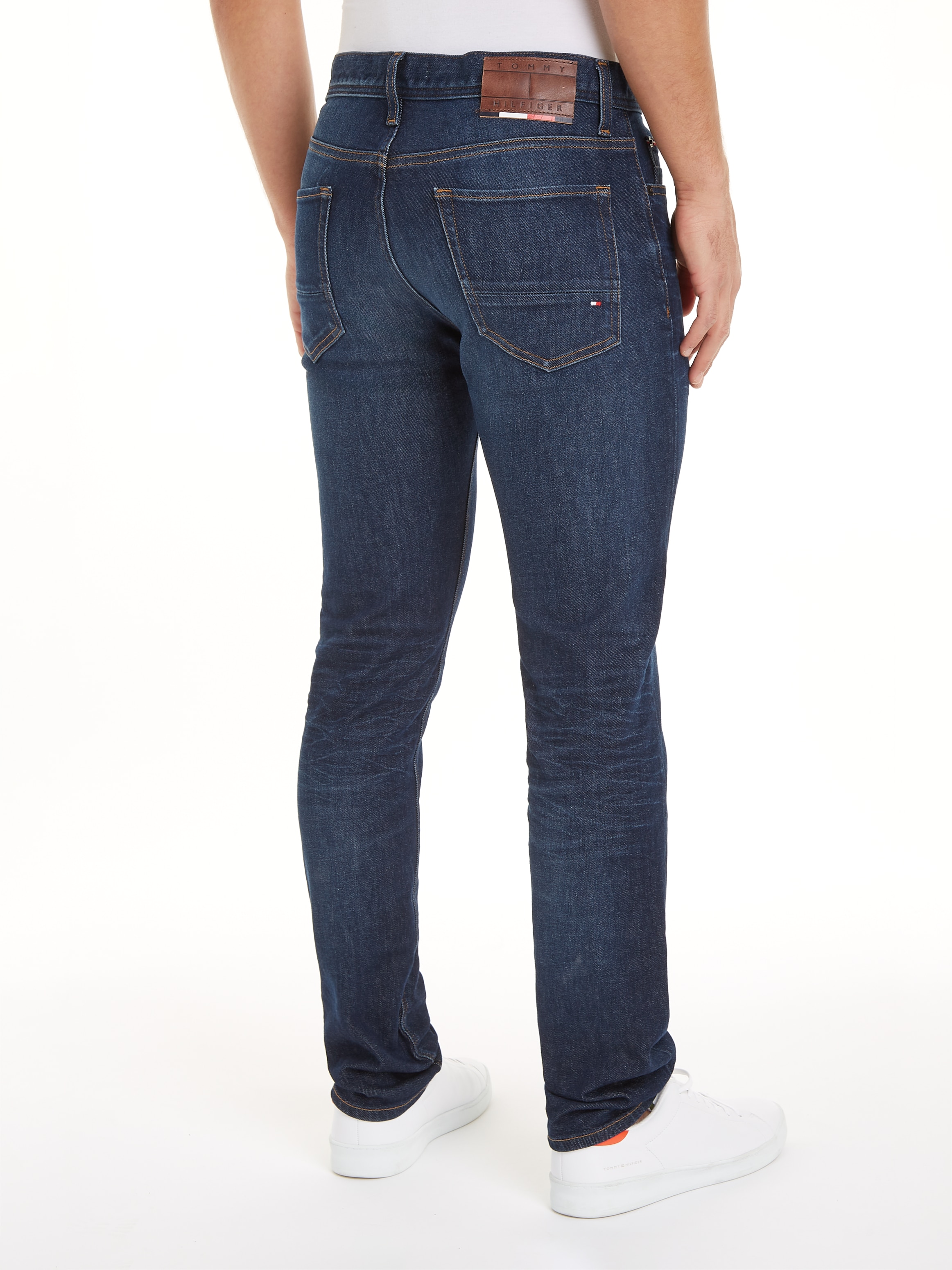 Tommy Hilfiger Slim-fit-Jeans »SLIM BLEECKER PSTR CROW BLACK«