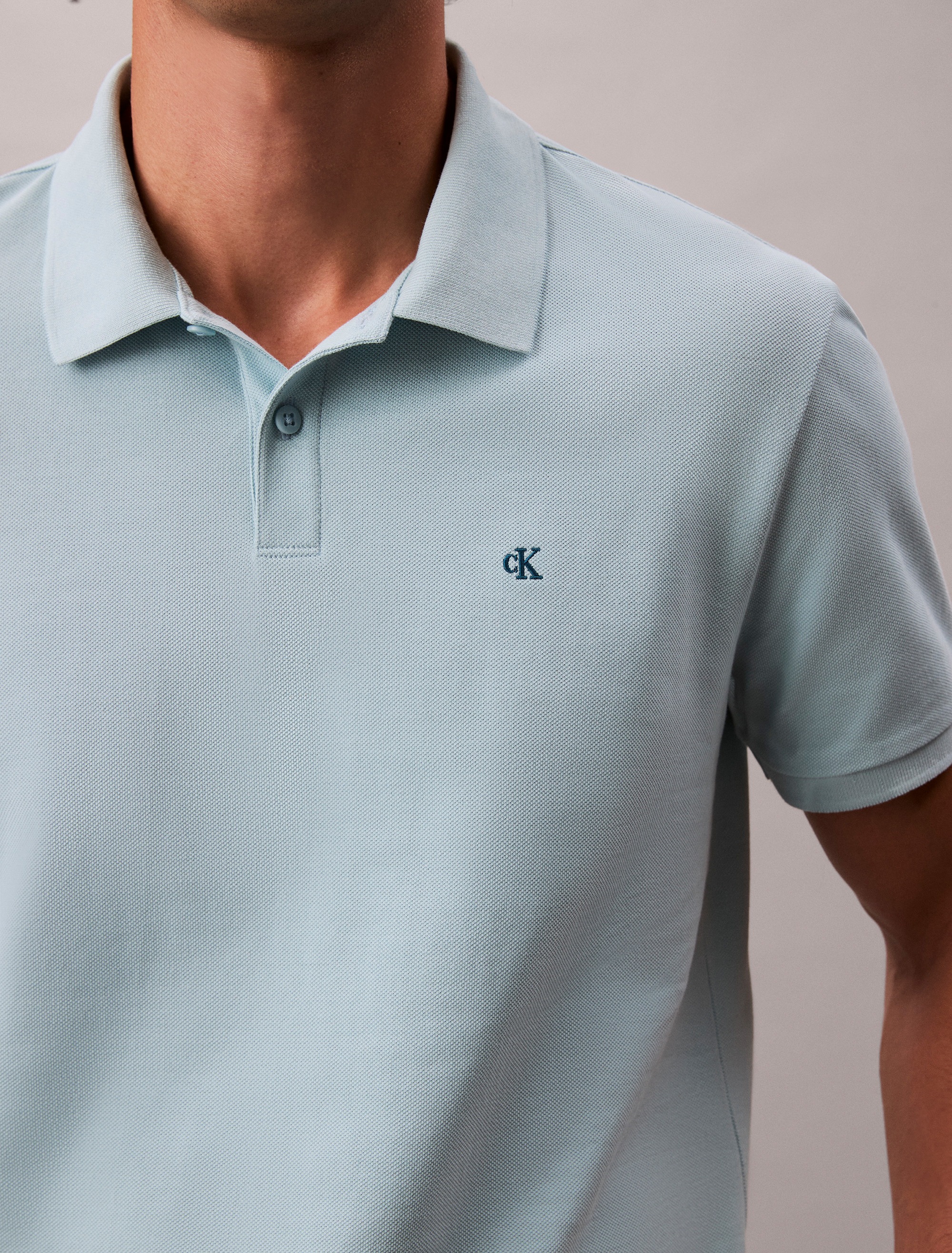 Calvin Klein Jeans Poloshirt »SS CASUAL PIQUE CLASSIC POLO«, Mit Rundhalsausschnitt