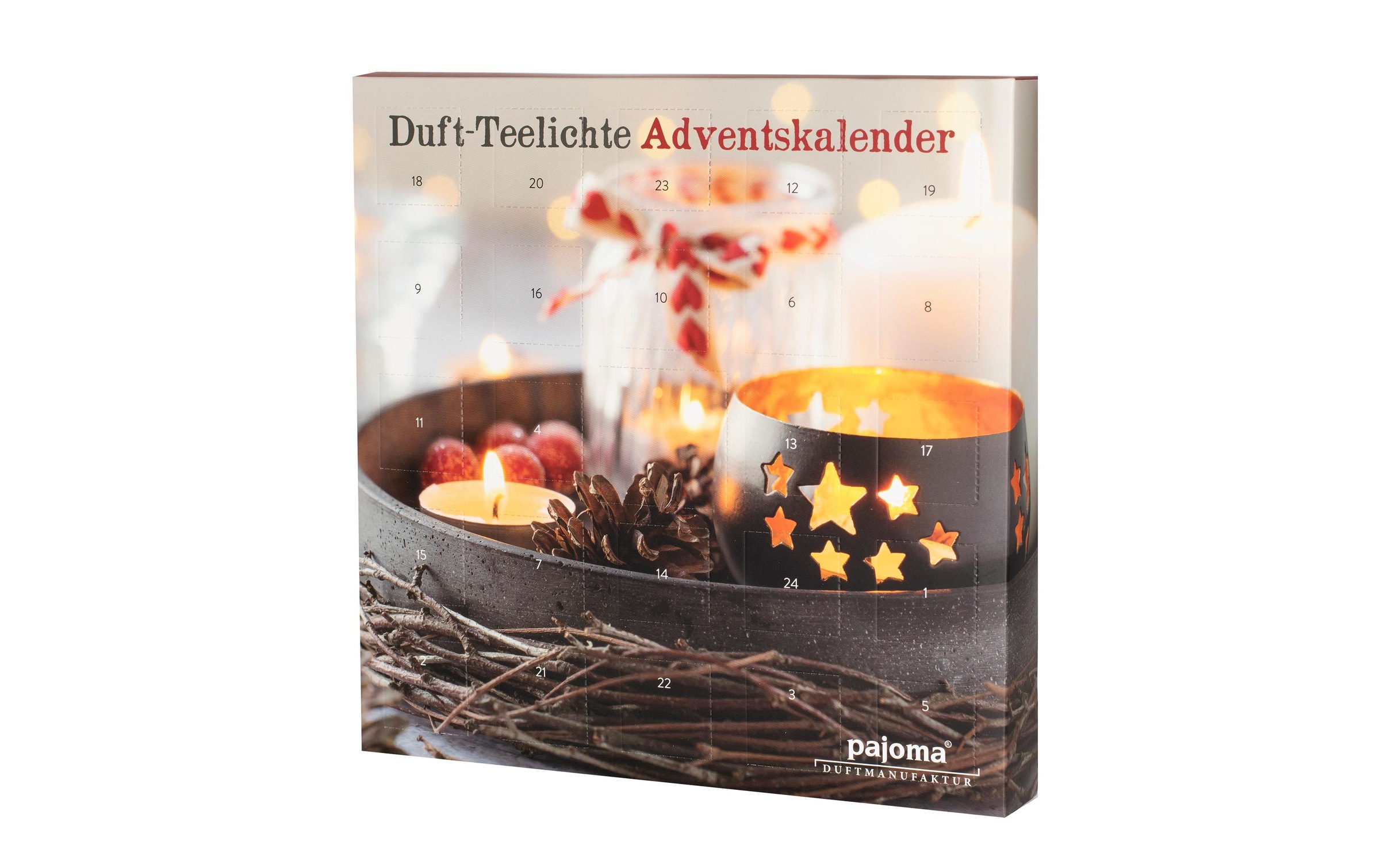 pajoma Adventskalender »Duft-Teelich«, für Erwachsene