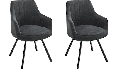 MCA furniture 4-Fussstuhl »Tonala«, (Set), 2 St., Velourstoff grob, mit  Nivellierung 180° drehbar online kaufen | Jelmoli-Versand