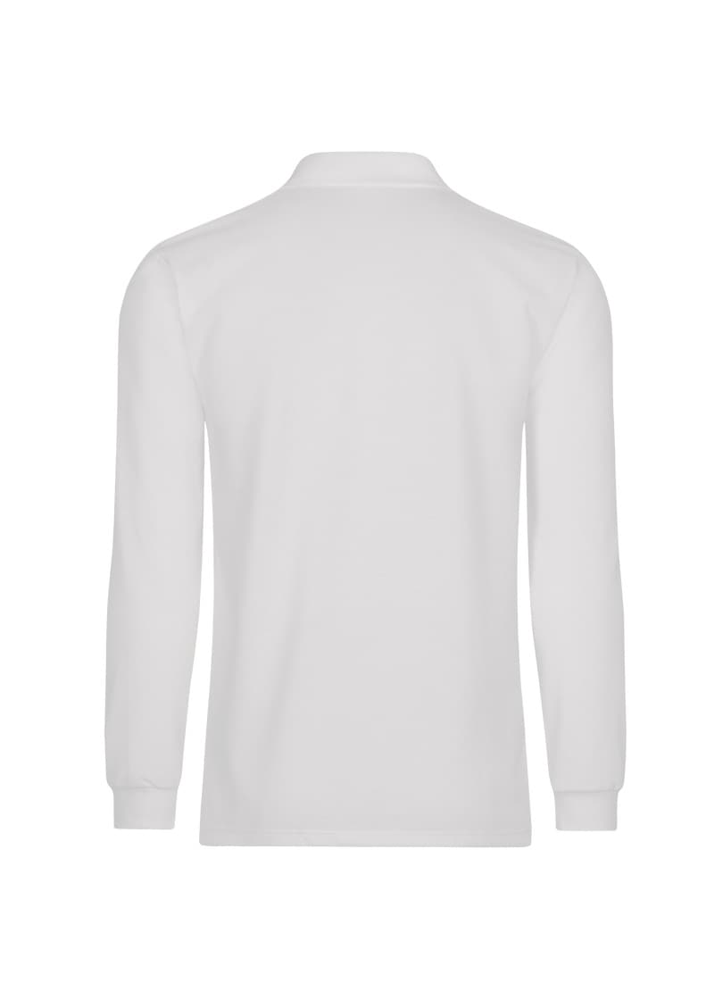 Trigema Poloshirt »TRIGEMA Langarm Poloshirt aus Baumwolle«, (1 tlg.)