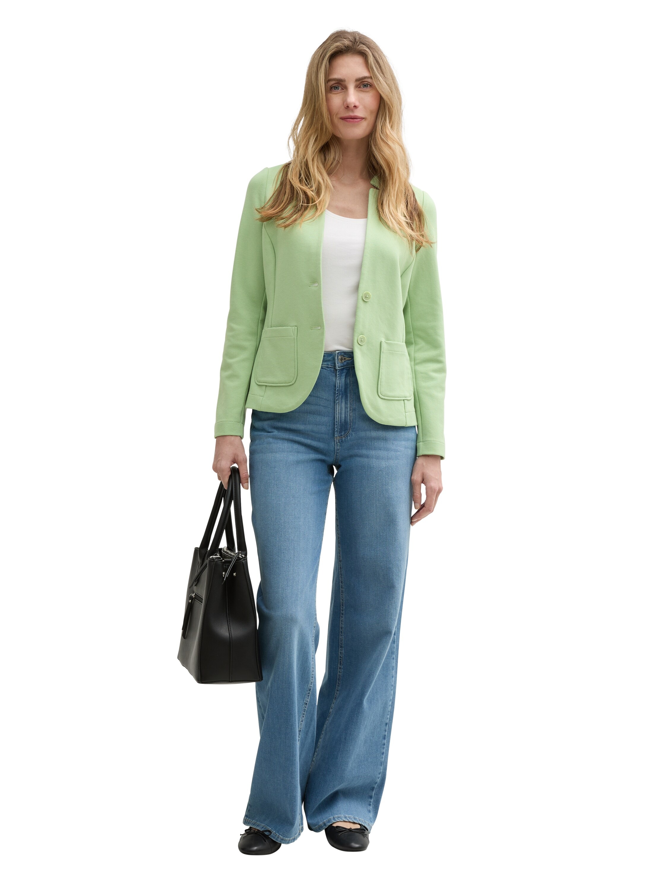 TOM TAILOR Sweatblazer »Ottoman«, mit aufgesetzten Taschen und Struktur