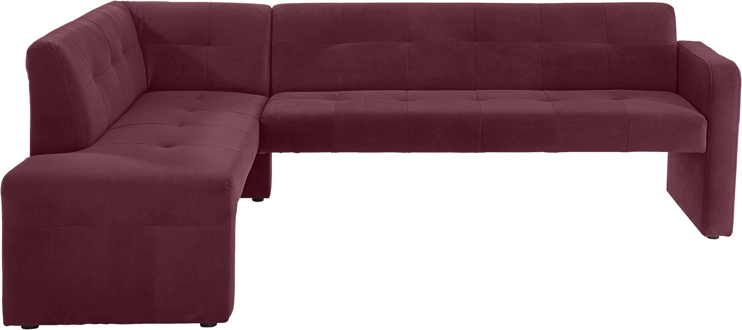 exxpo - sofa fashion Eckbank »Barista, bequem und elegant, hohe Bodenfreiheit,«, moderne Sitz- und Rückenverarbeitung, frei im Raum stellbar