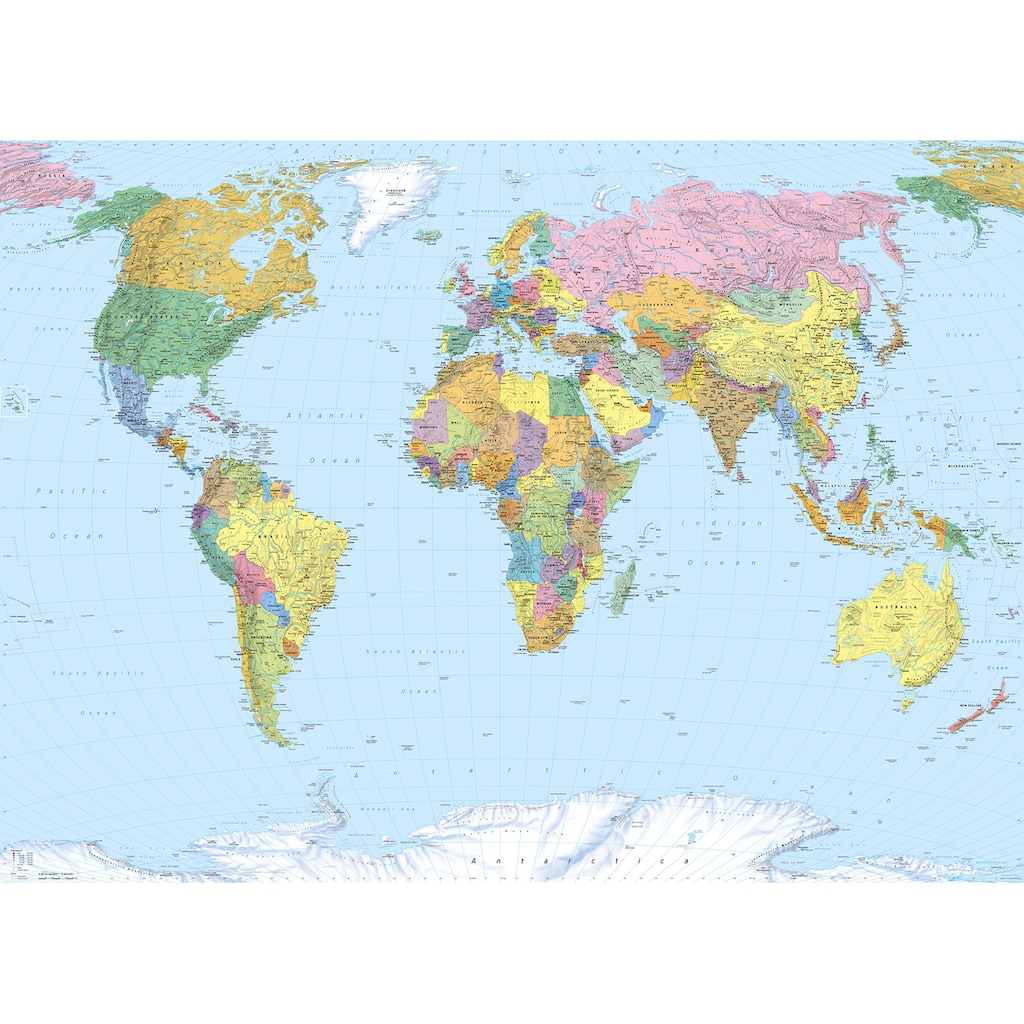Komar Fototapete »World Map«