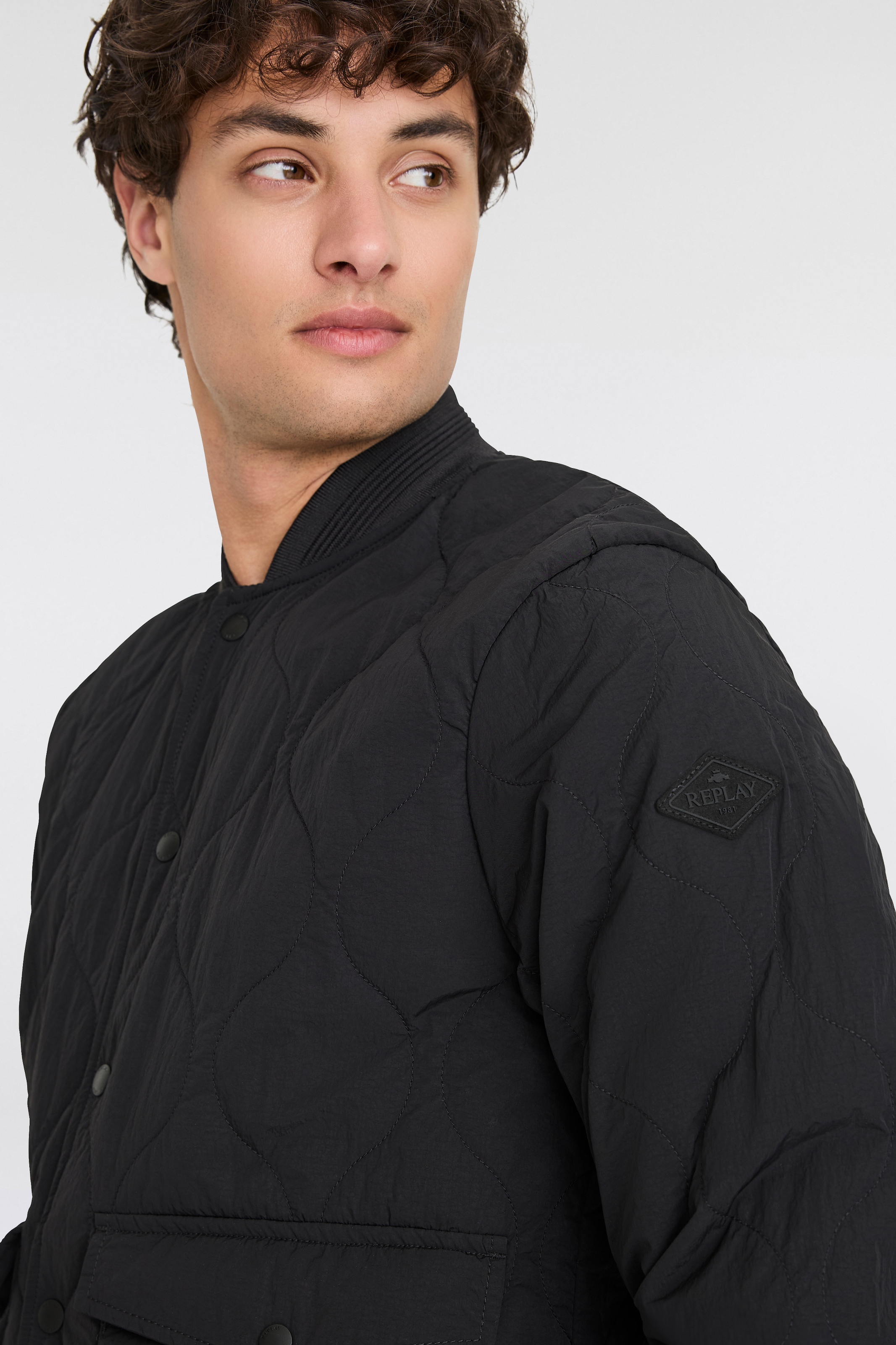 Replay Bomberjacke, mit Steppmuster