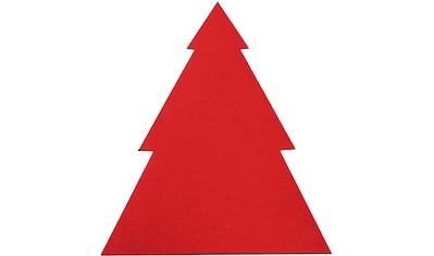 Primaflor-Ideen in Textil Platzset »Tannenbaum, Weihnachtsdeko rot«, (Set, 2  St.), auch ideal als Tischdeko oder Untersetzer, Grösse 47,5 x 40cm |  Jelmoli-Versand