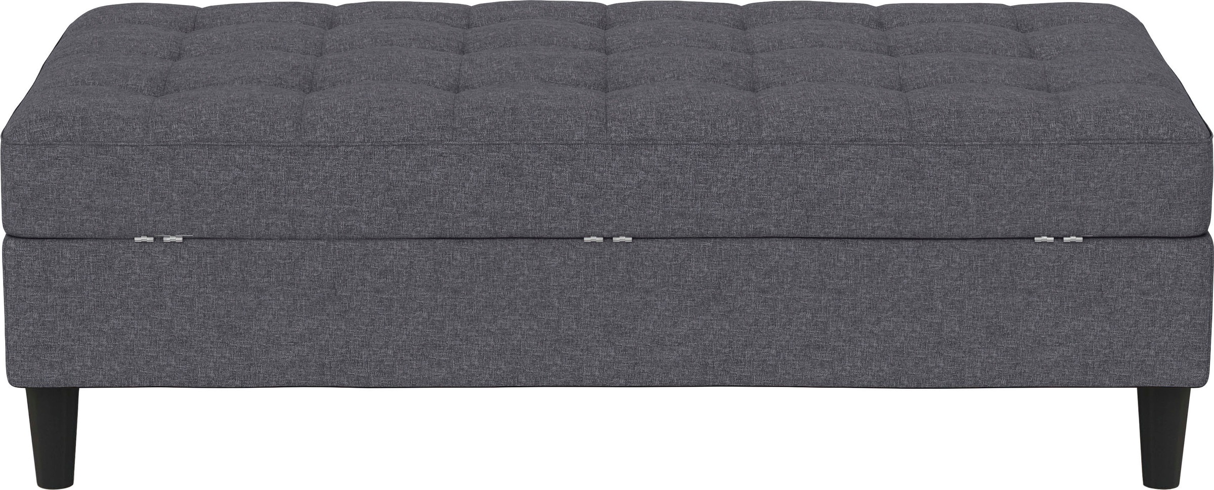 Dorel Home Stauraumhocker »Presley«, Polsterhocker mit Stauraum, frei im Raum stellbar, Sitzhöhe 43 cm