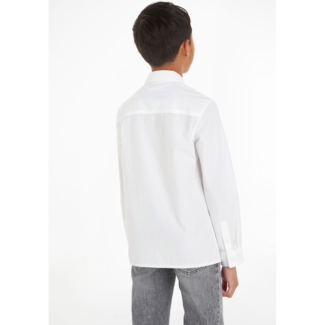 ✵ Calvin Klein Jeans Langarmhemd »CEREMONY POPLIN SHIRT« günstig ordern |  Jelmoli-Versand