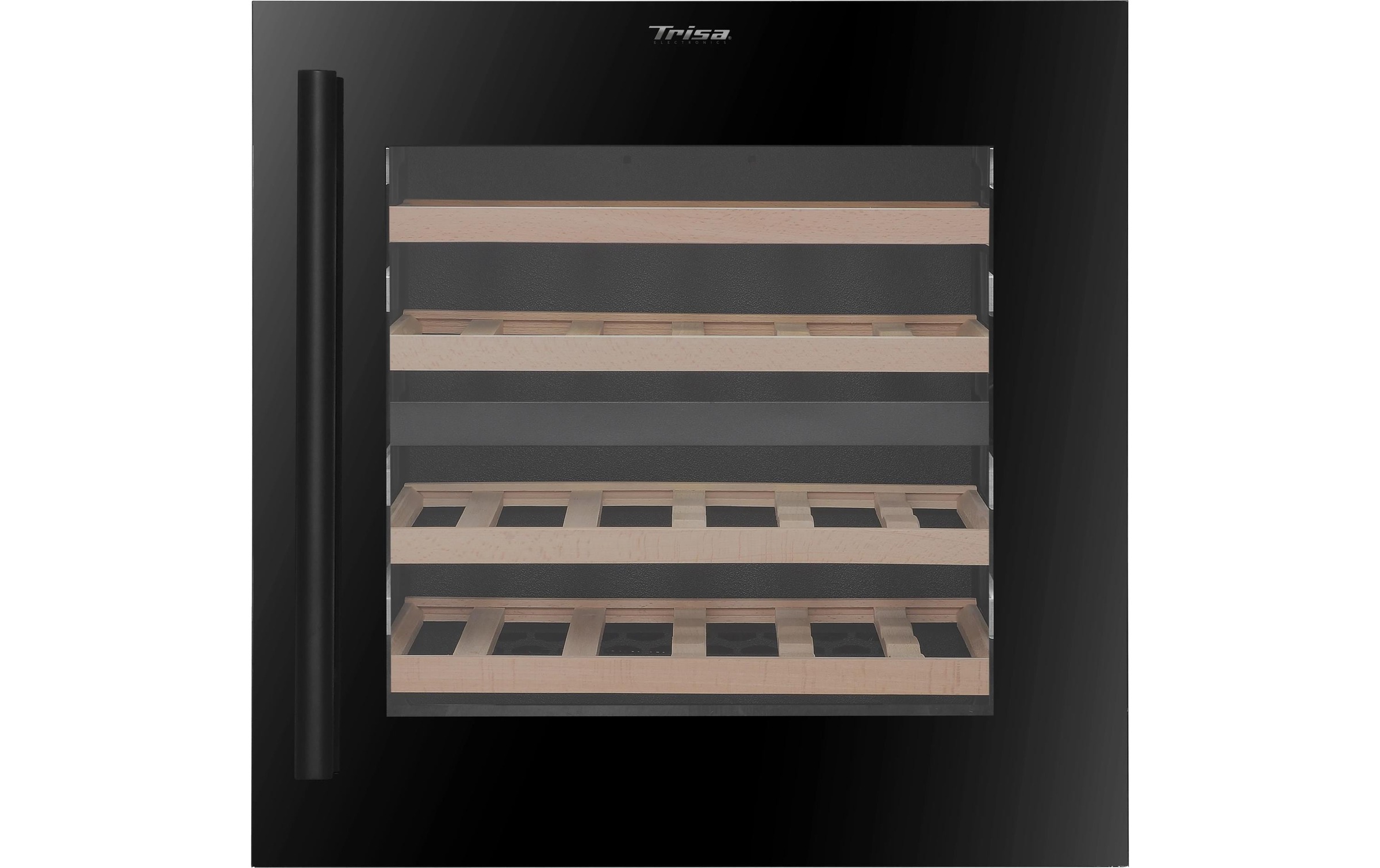 Trisa Weinkühlschrank »Dual Zone Rechts«, für 26 St. Standardflaschen á 075l, Holzart: Buche (Fagus sylvatica)/ China