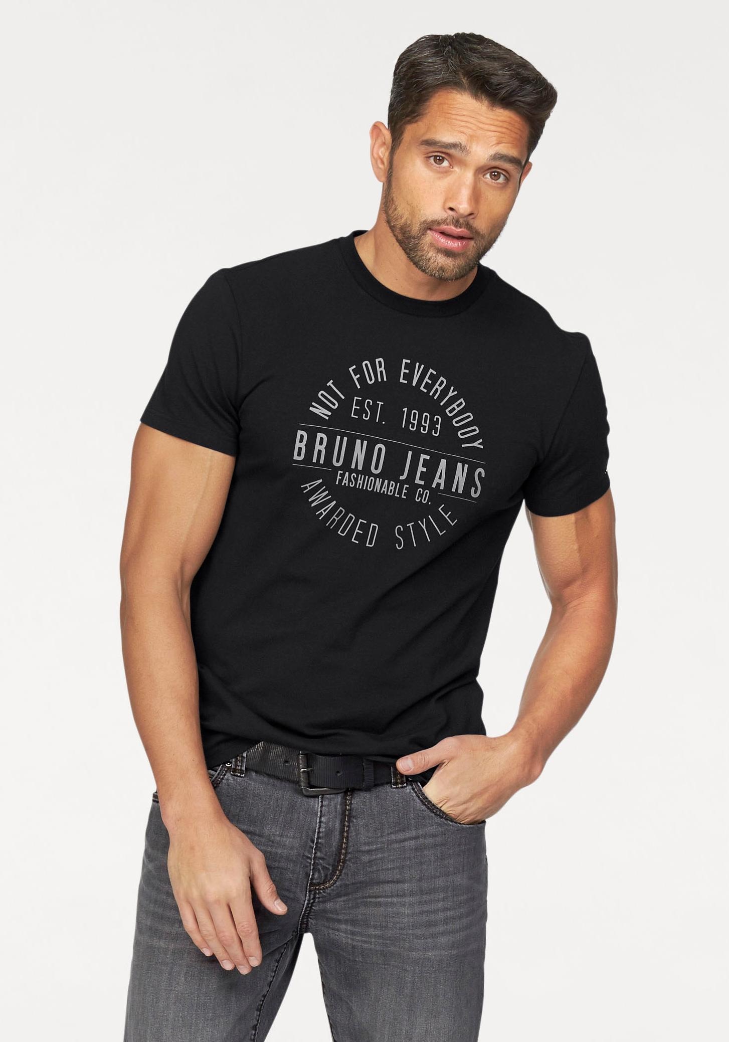Bruno Banani T-Shirt, mit Markenprint online bestellen | Jelmoli-Versand