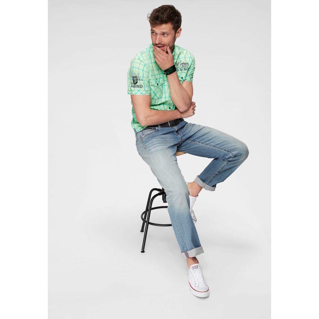 CAMP DAVID Loose-fit-Jeans, mit markanten Nähten und Stretch