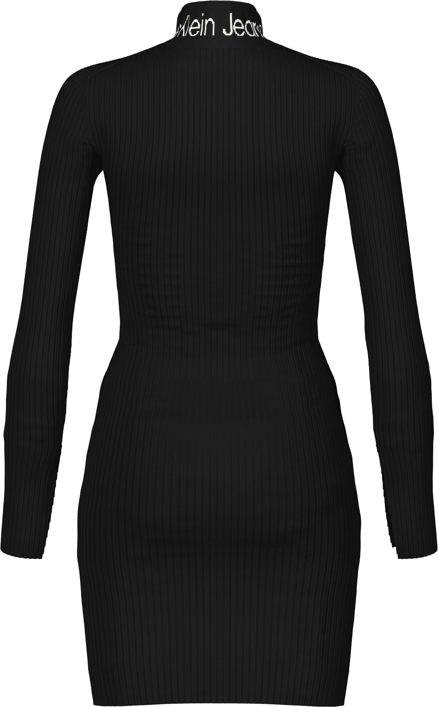 Calvin Klein Jeans Strickkleid »LOGO INTARSIA SWEATER DRESS«, mit Stehkragen