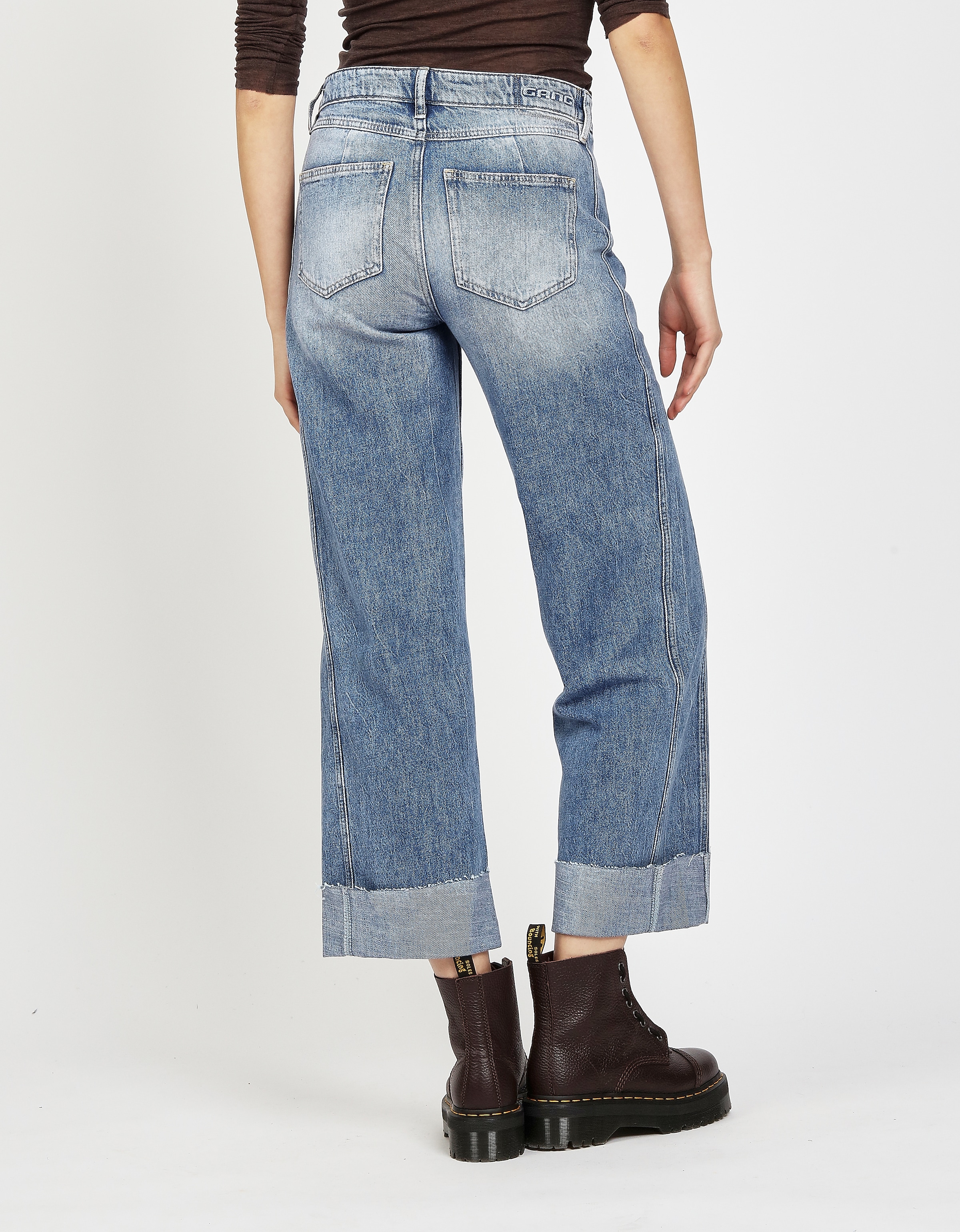GANG Straight-Jeans »94BLAKE STRAIGHT«, mit eingesetztem Seitenstreifen, High Rise
