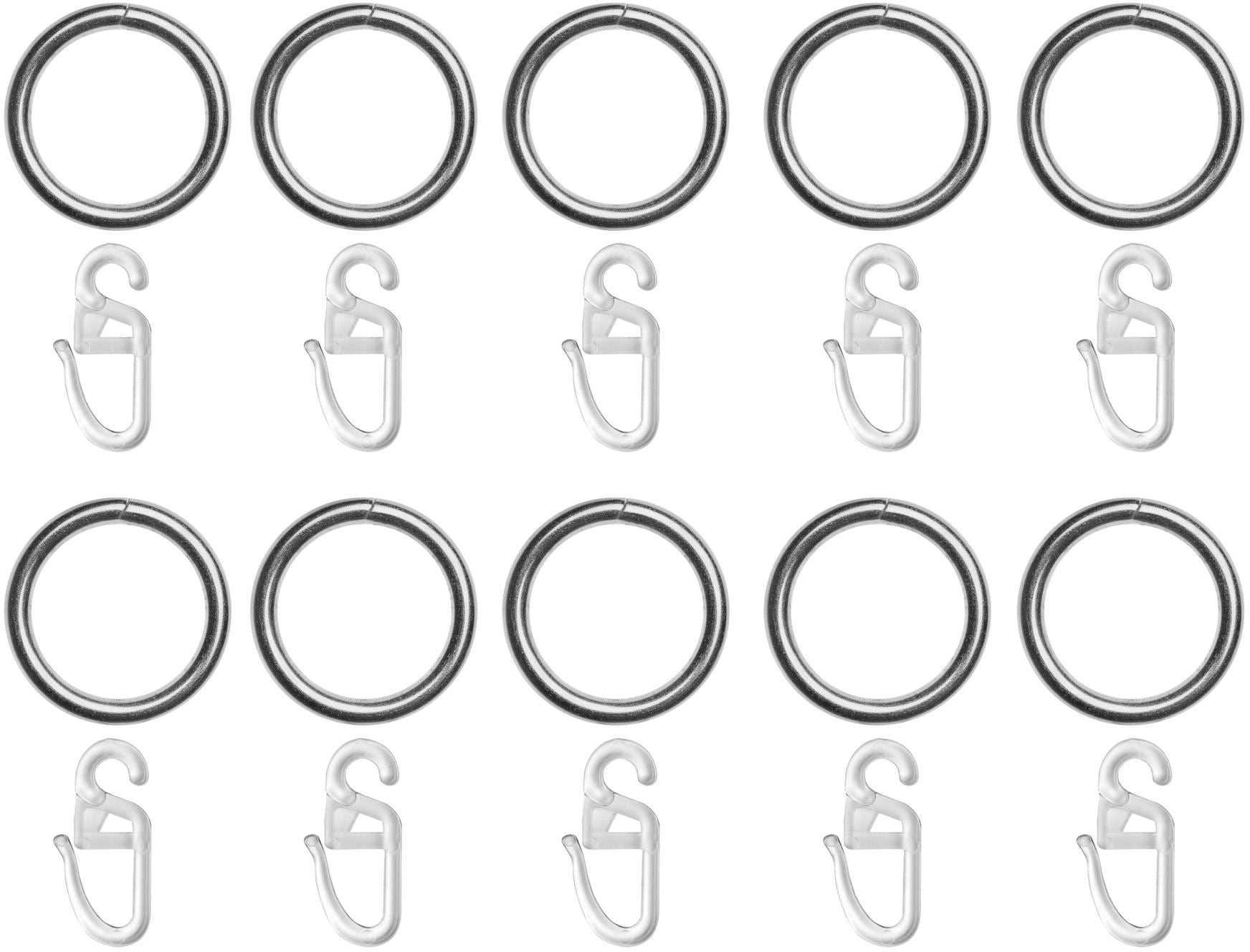 LICHTBLICK ORIGINAL Gardinenring, mm mit St., Gardinenstangen 10 20 (Set, bis Ø shoppen Jelmoli-Versand online | Faltenlegehaken), für