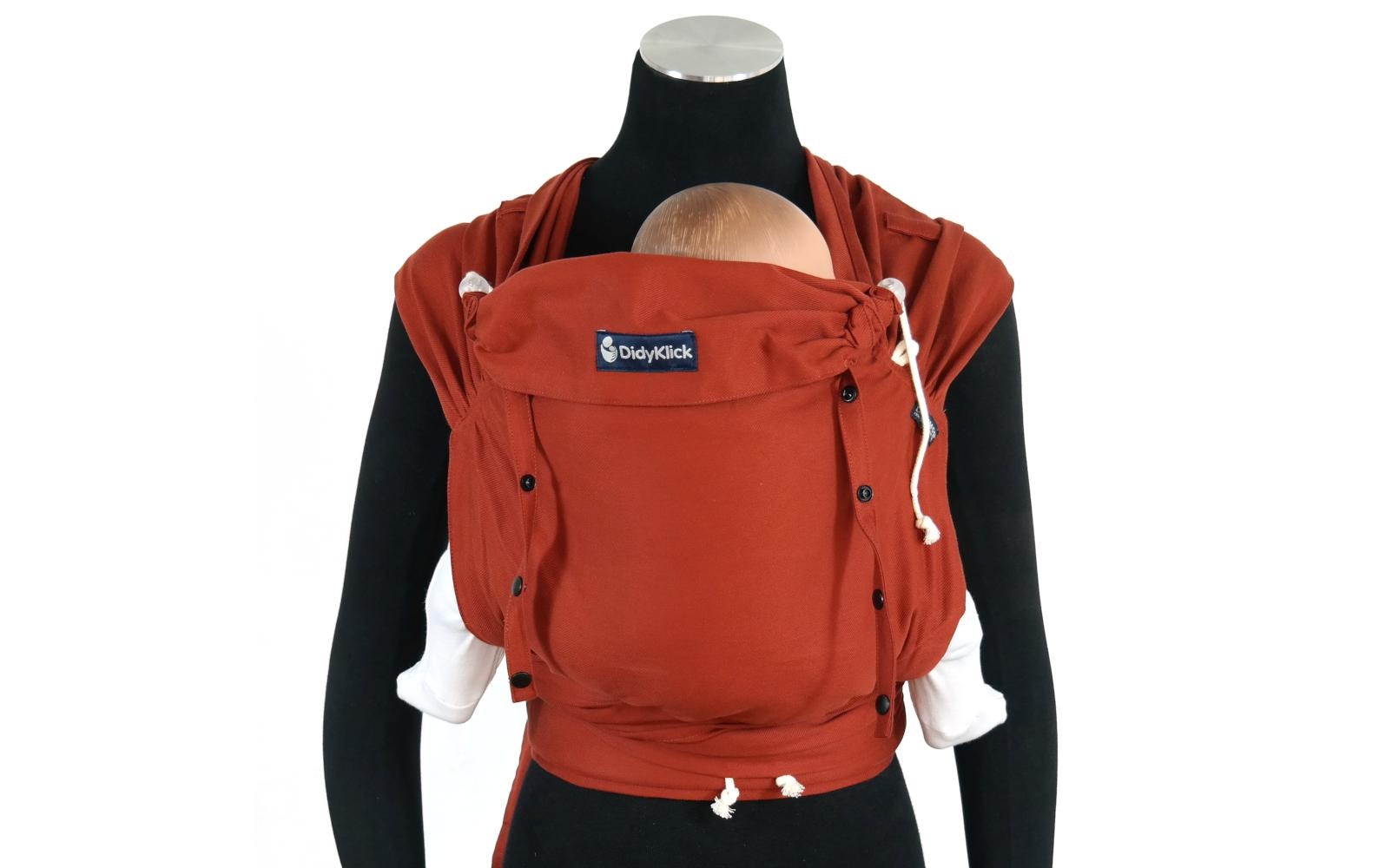 Bauchtrage »DIDYMOS DidyKlick 4u Rust«, bis 20 kg