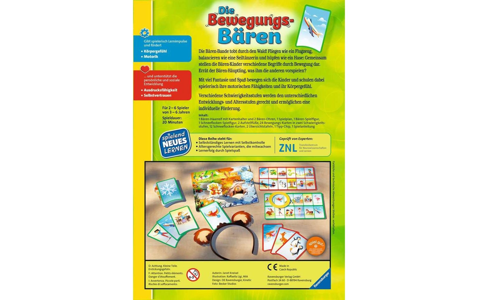 Ravensburger Spiel »Ravensburger Kinderspiel Die Bewegungs-Bären«