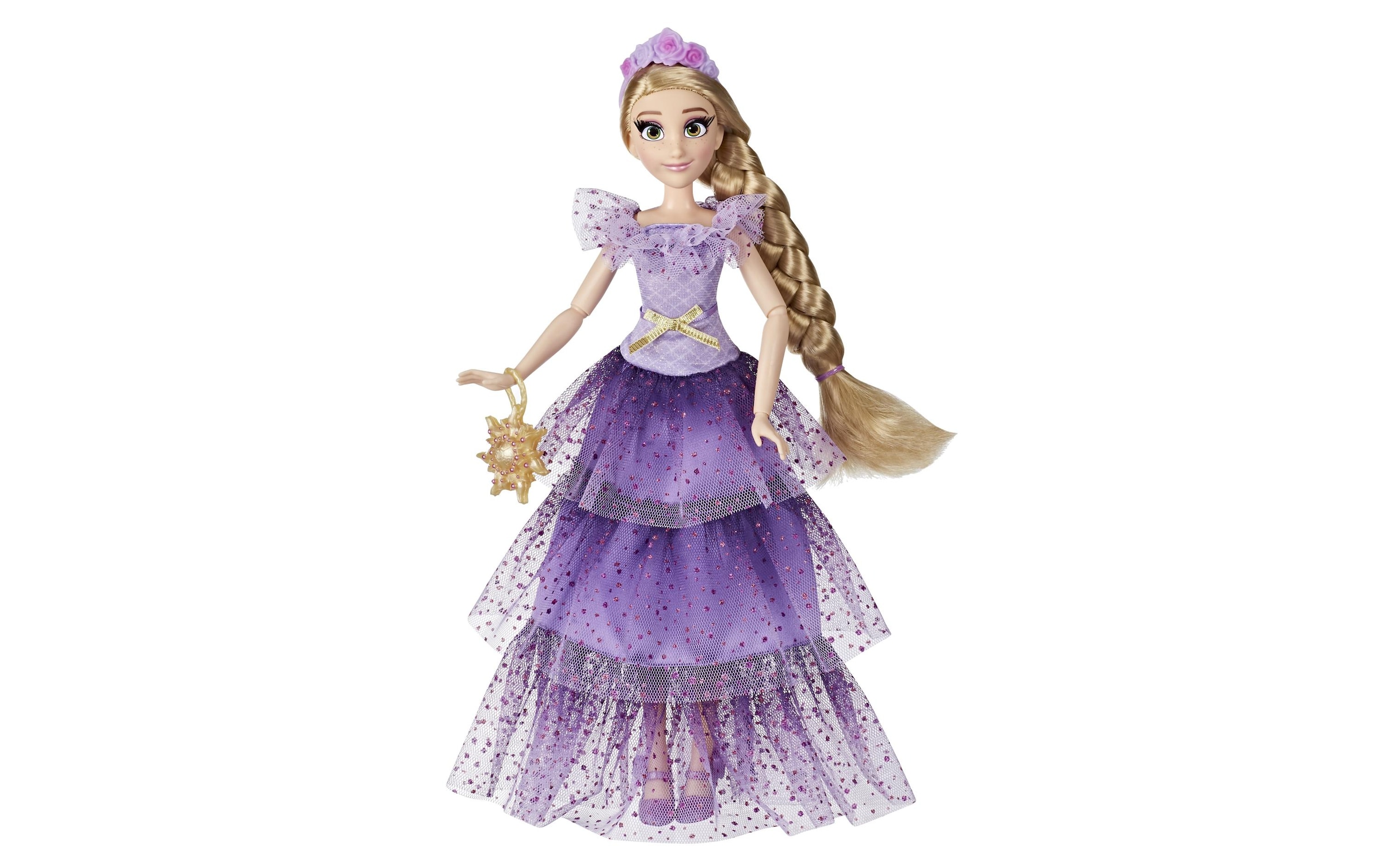 Disney Princess Anziehpuppe »Prinzessin Serie Rapunzel«, (Set, 1 tlg.)