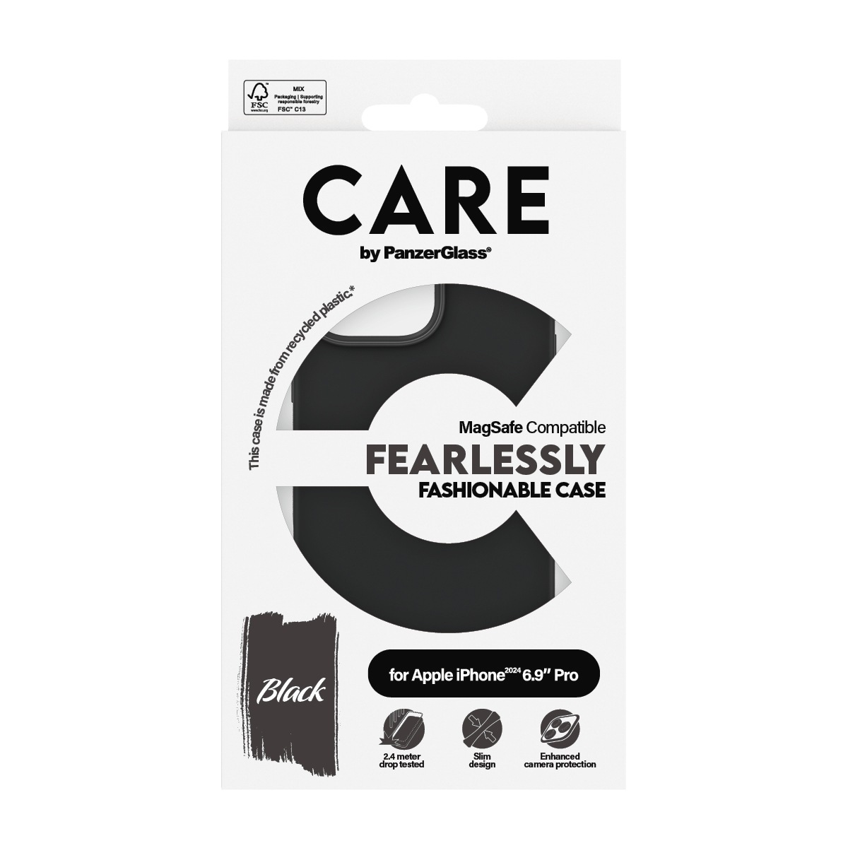 CARE by PanzerGlass Handyhülle »Fashionable Case für Apple iPhone 16 Pro Max«, Backcover, Schutzhülle, Handyschutzhülle, Case, Schutzcase, stossfest