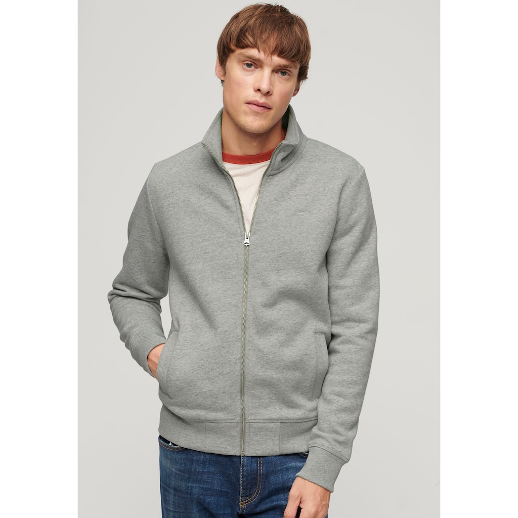 Superdry Sweatjacke »ESSENTIAL LOGO ZIP TRACK TOP«