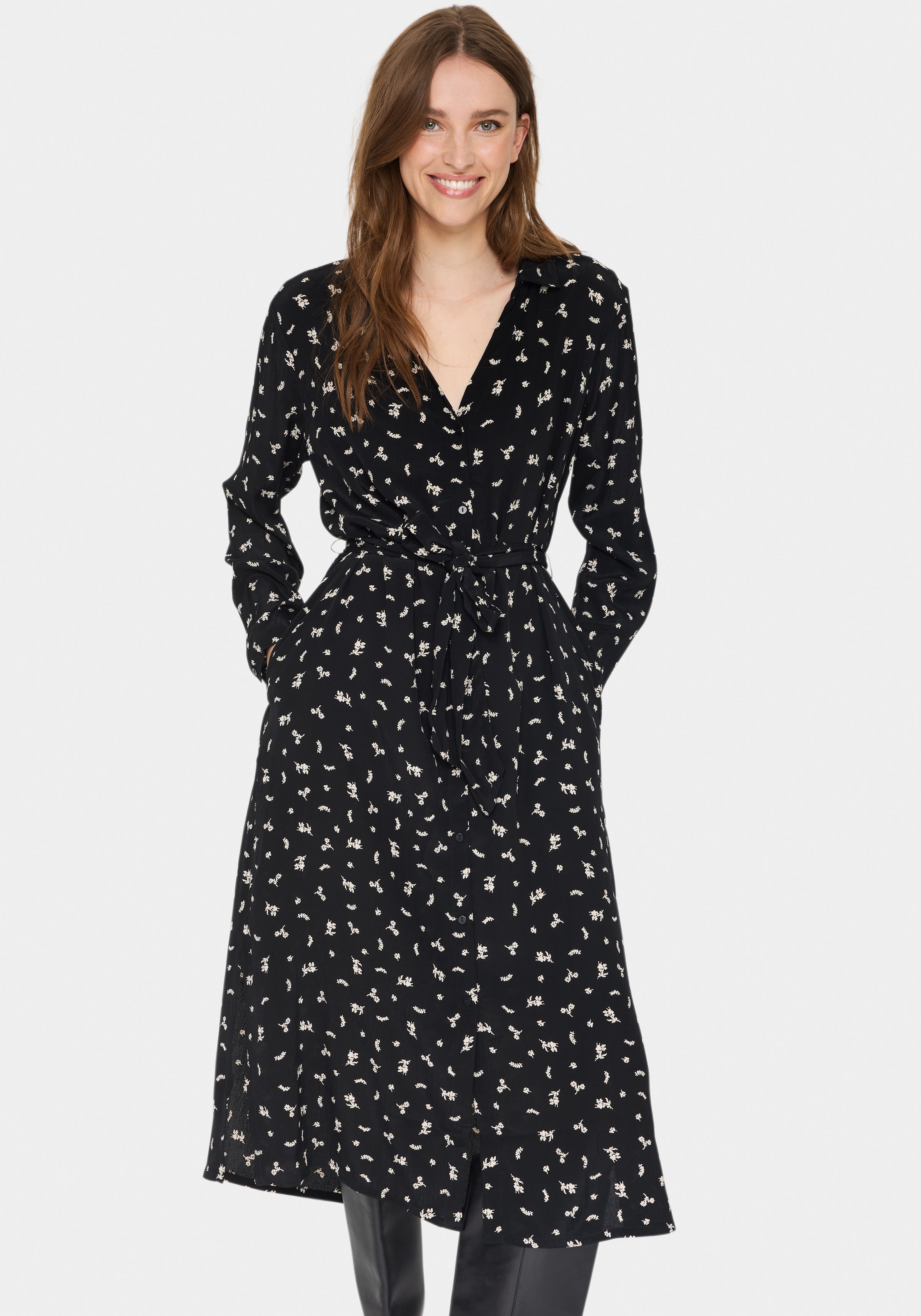 Saint Tropez Hemdblusenkleid »BlancaSZ LS Dress« Sommerkleid