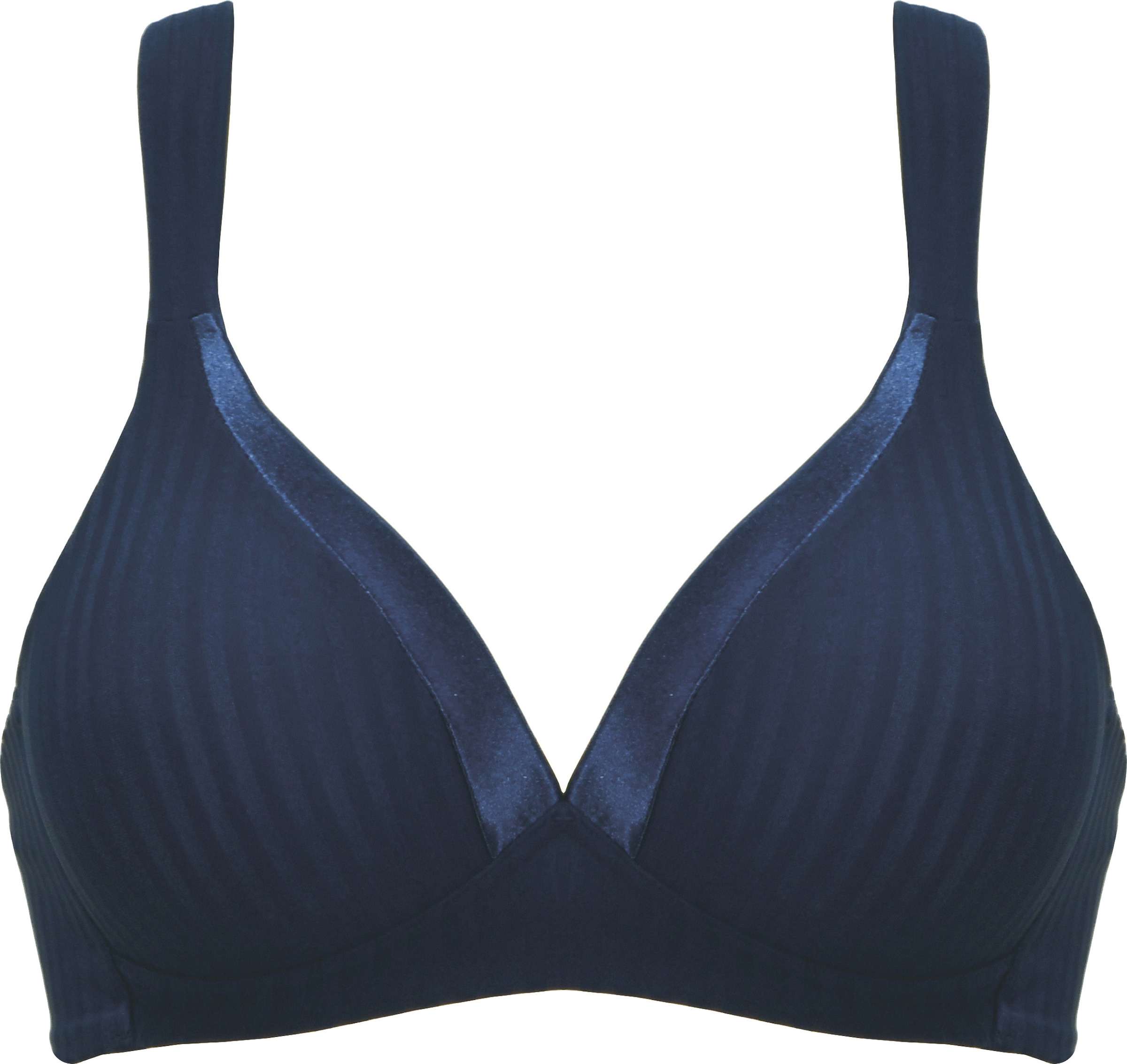 Naturana Schalen-BH »The Wednesday« mit Schale, Satinbesatz, breite Träger, Entlastungsträger, feminin