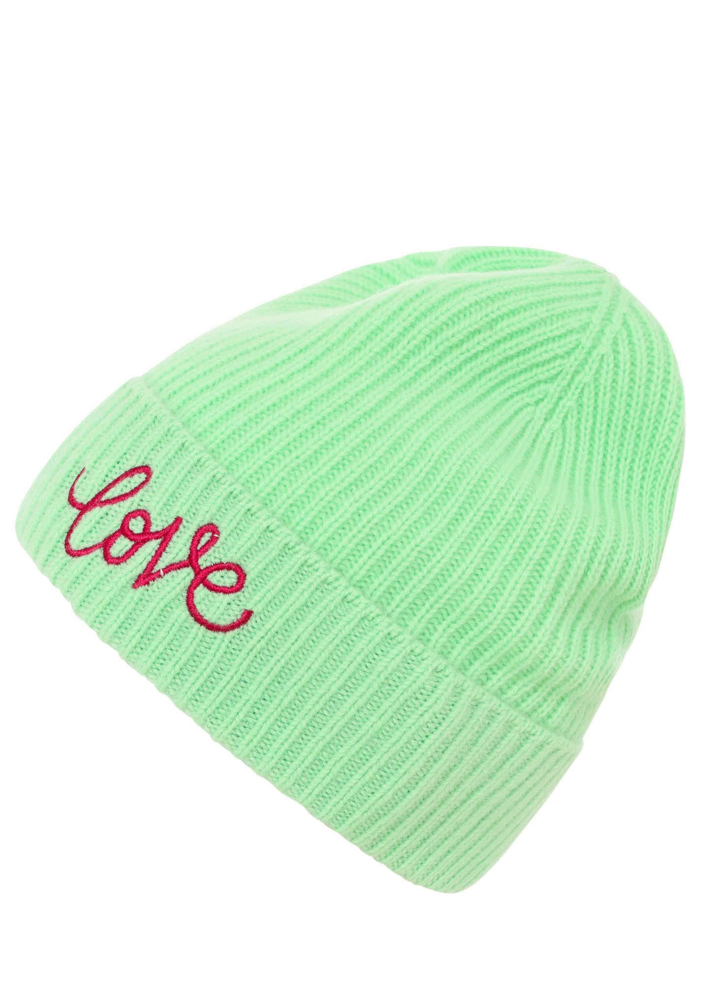 Zwillingsherz Beanie »Beanie mit Love Stickerei«, (Packung), mit dekorativer Stickerei